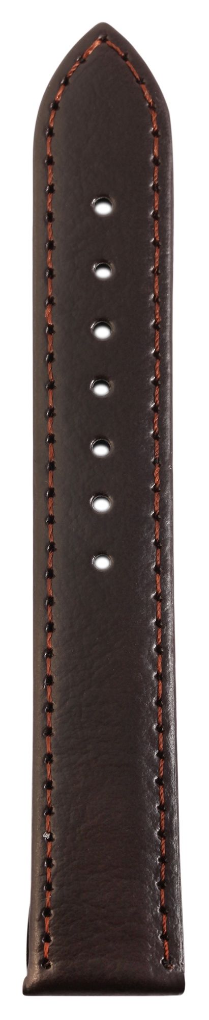 Echtleder-Uhrenarmbänder, dunkelbraun, VE 10, 18 mm
