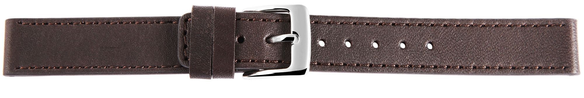 Echt Lederarmband, 16 mm, dunkelbraun