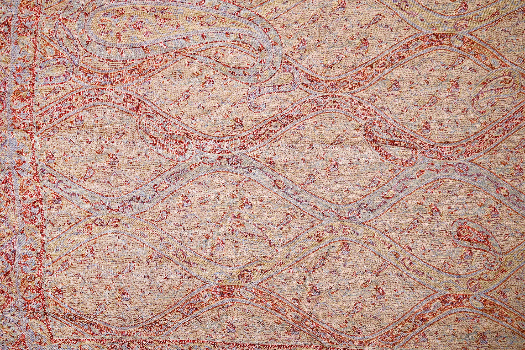 Schalpaket, 100% Viskose, VE 4, Paisley-Muster - beige