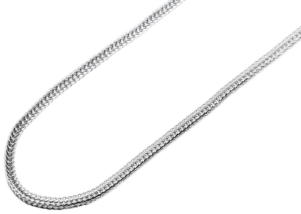 Akzent Fuchsschwanzkette, Edelstahl, silberfarben, Länge 50+5 cm