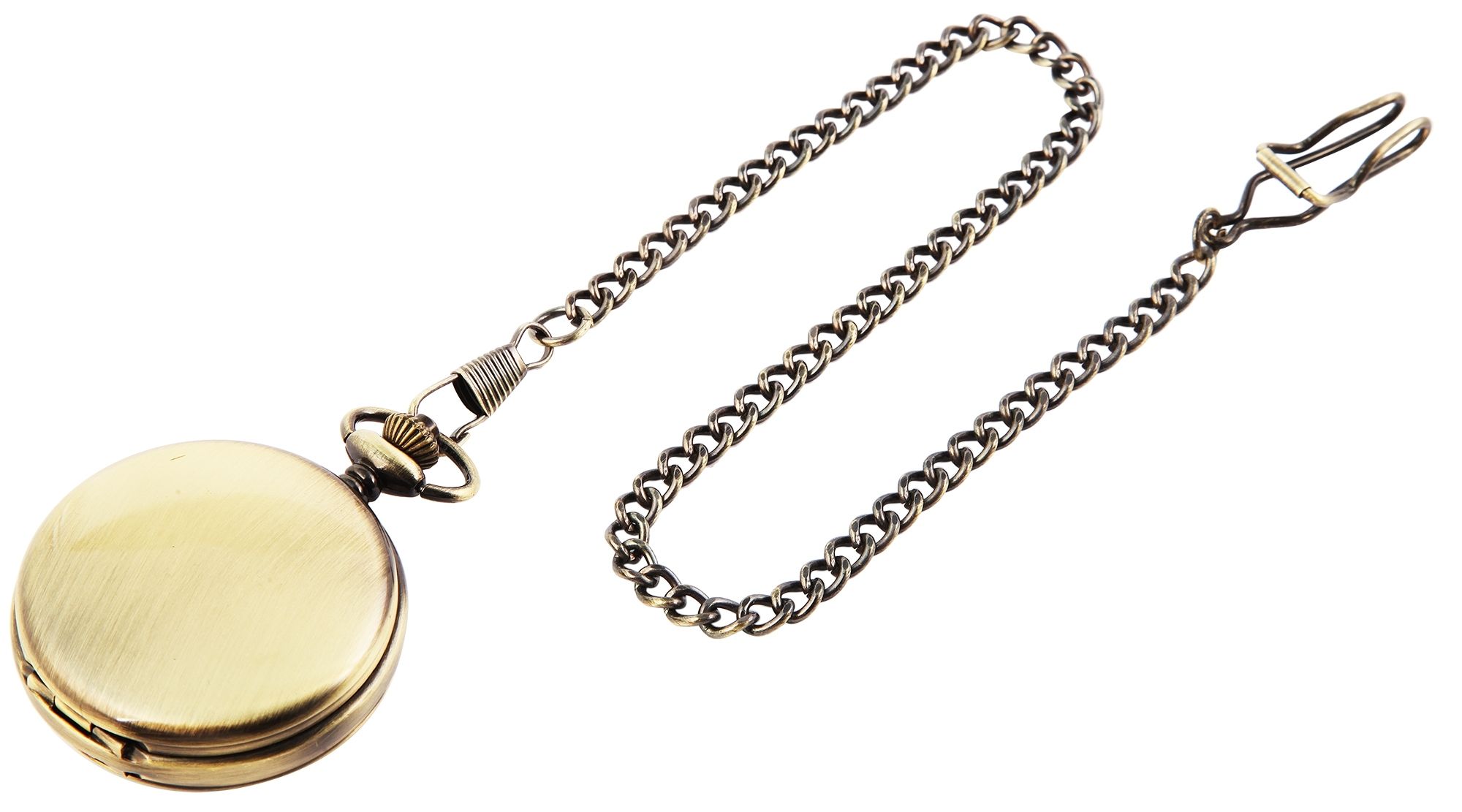 Excellanc Taschenuhr mit Handaufzug, mechanisch, bronze