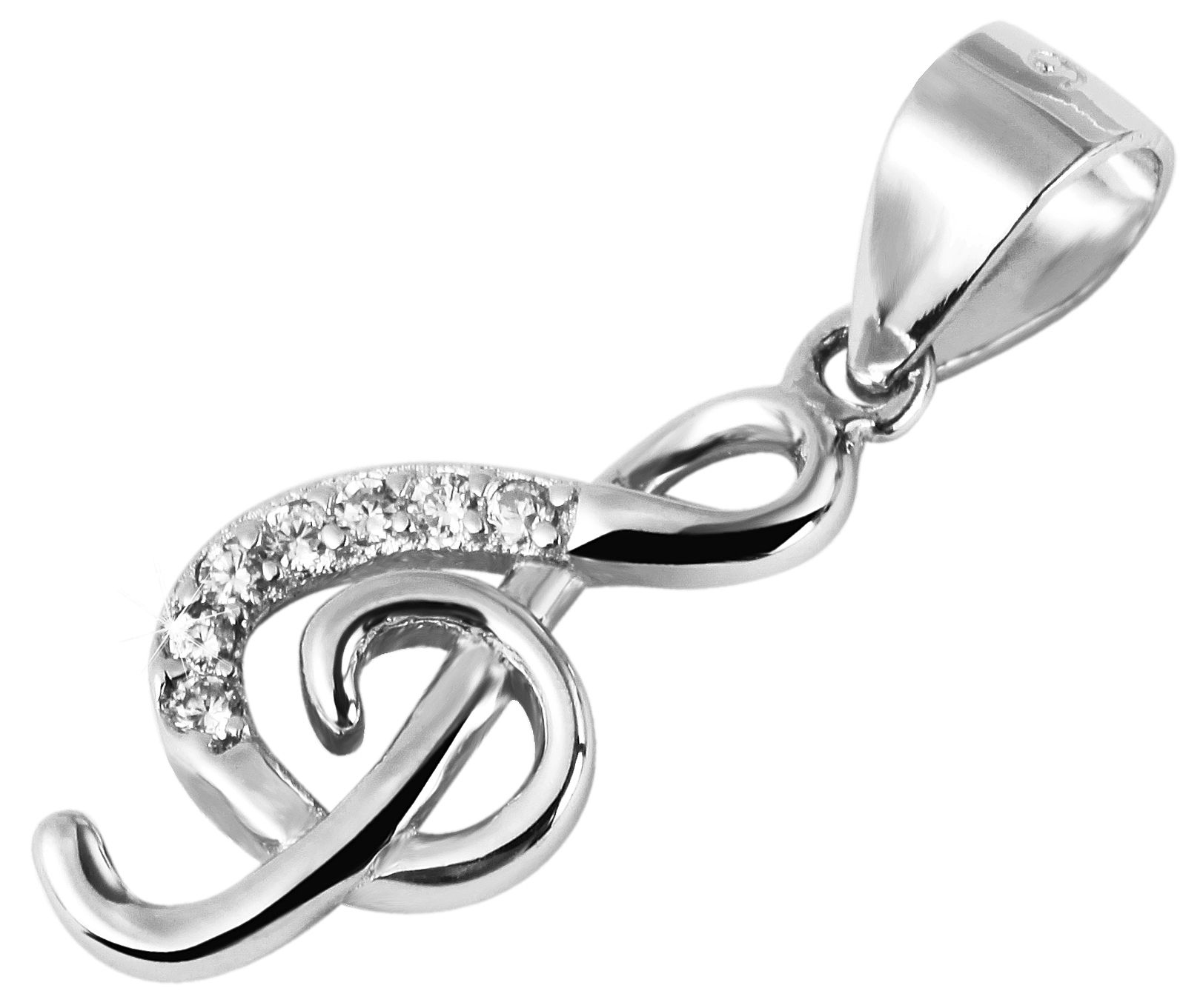 "Renwa", 925/- Echt Silber Schmuckset,Ohrringen und Anhänger mit Zirkonia, silberfarben, rhodiniert