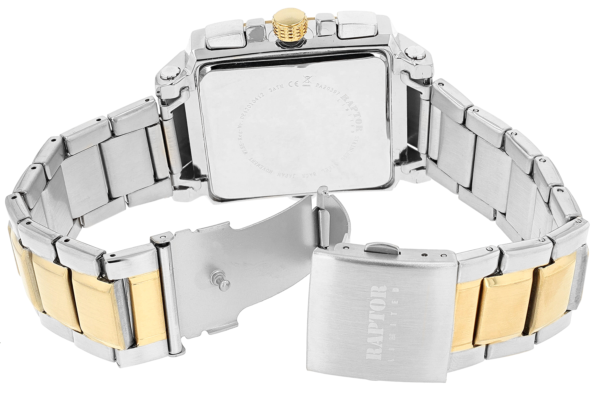 Raptor Limited Herrenuhr "Oscar" mit Edelstahlarmband