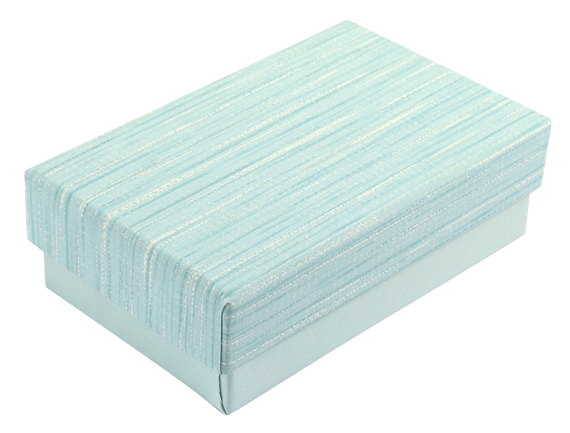 Papp Schmuckboxen, hellblau, VE24, 5 x 8 cm