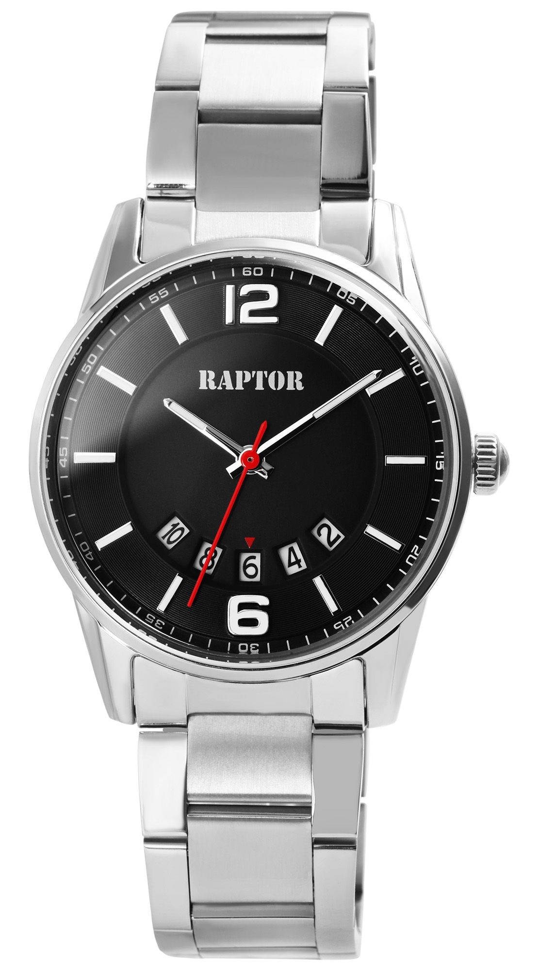 Raptor Herrenuhr "Queck" mit Edelstahlband