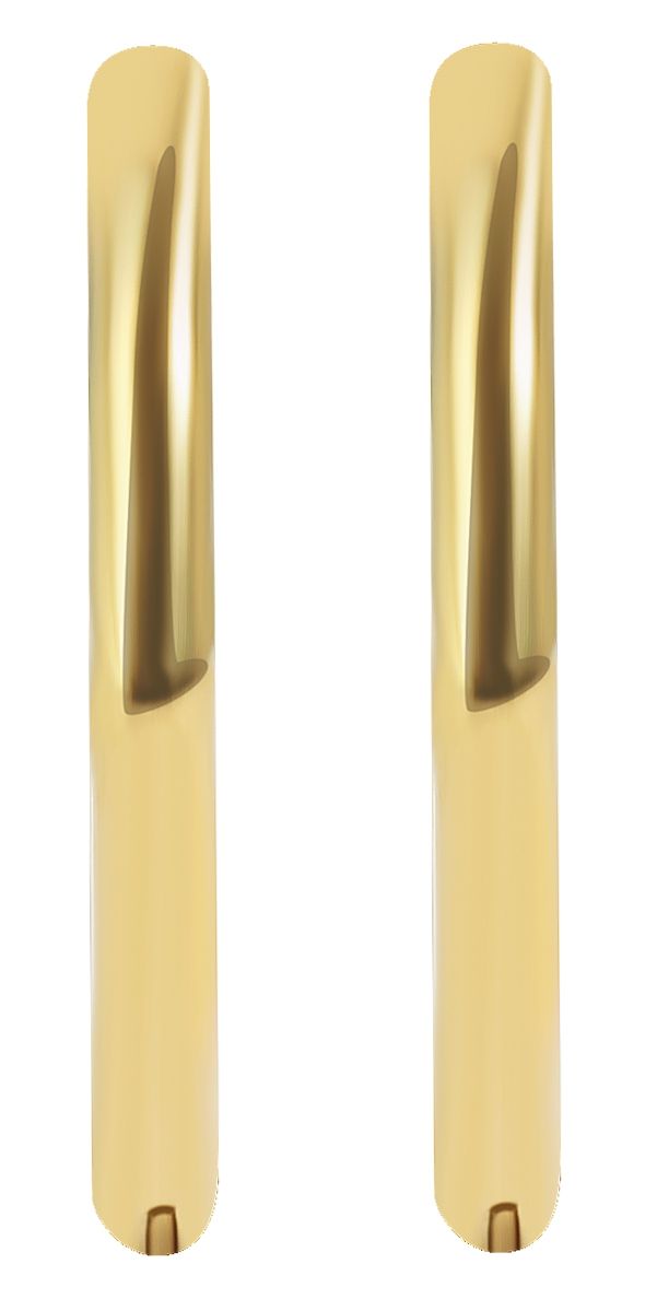 "Galdin", Edelstahl Creolen Ø 16 mm/ 2 mm goldfarben