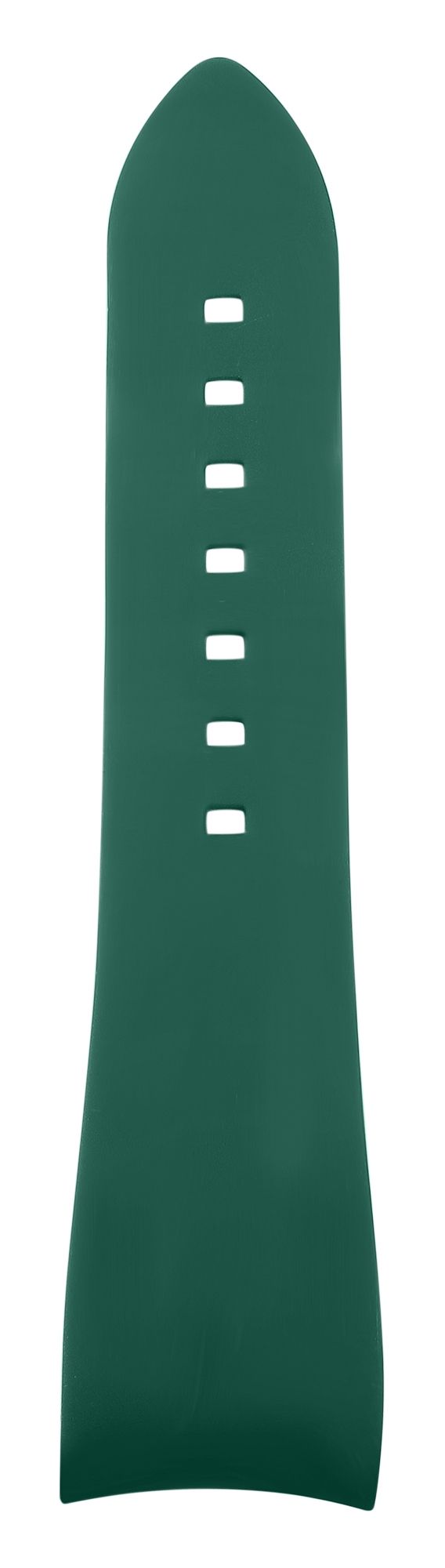 Silikon Uhrenarmband, Dornschließe, grün, 23 mm