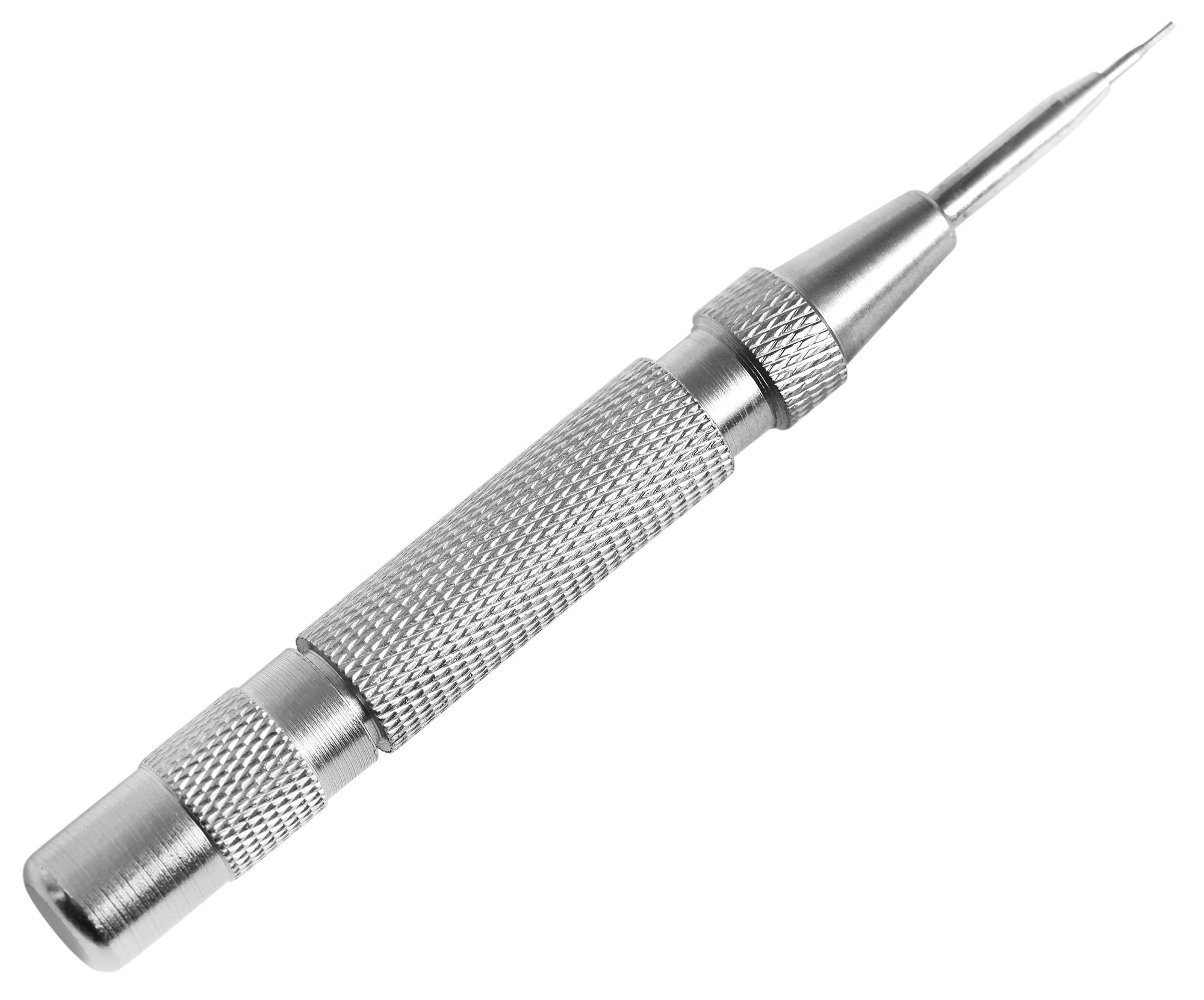 Armbandkürzer, Ersatzspitze und zwei Ersatzfedern, Metall, silberfarben