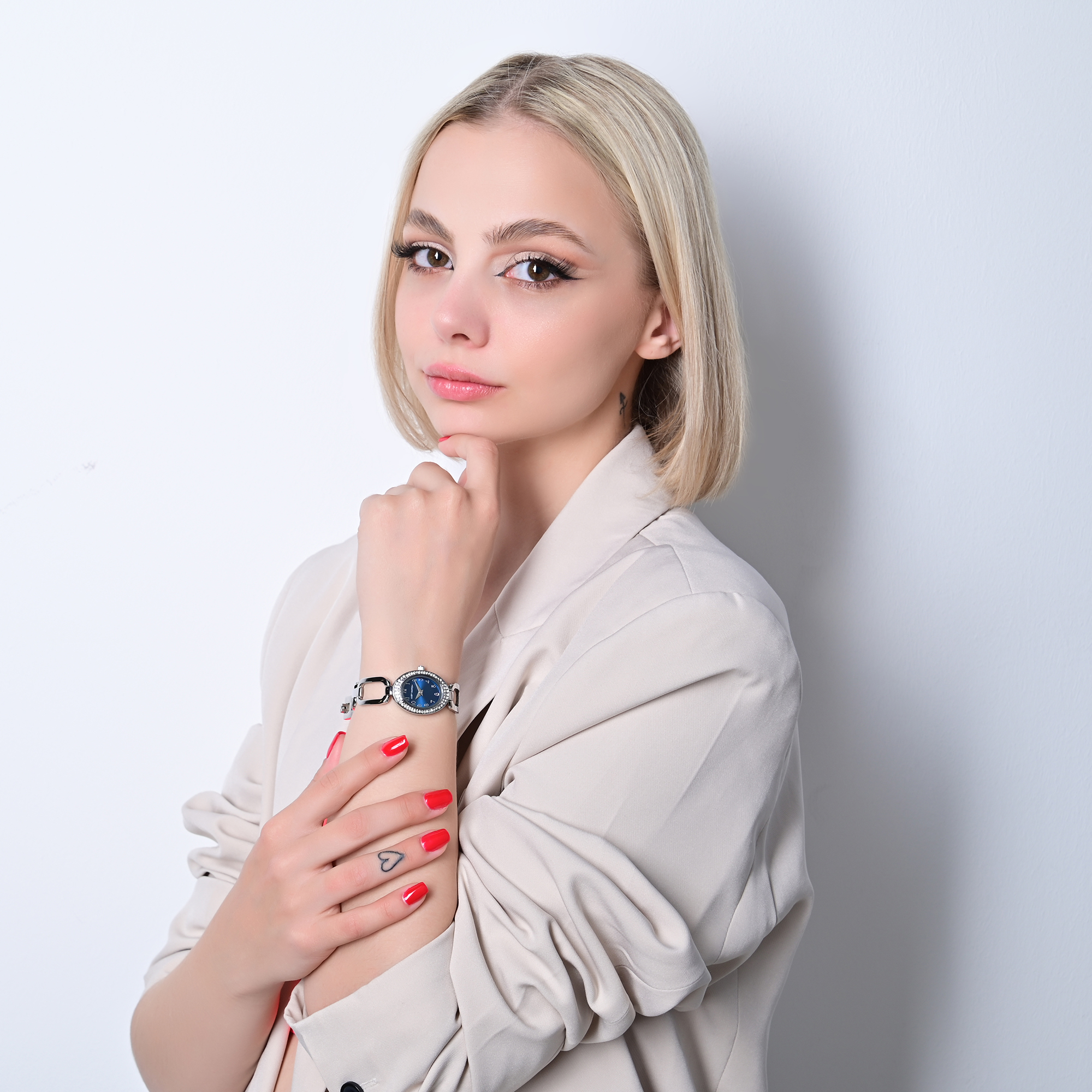 Just Watch "Tura" Damenuhr mit Edelstahl Gliederarmband