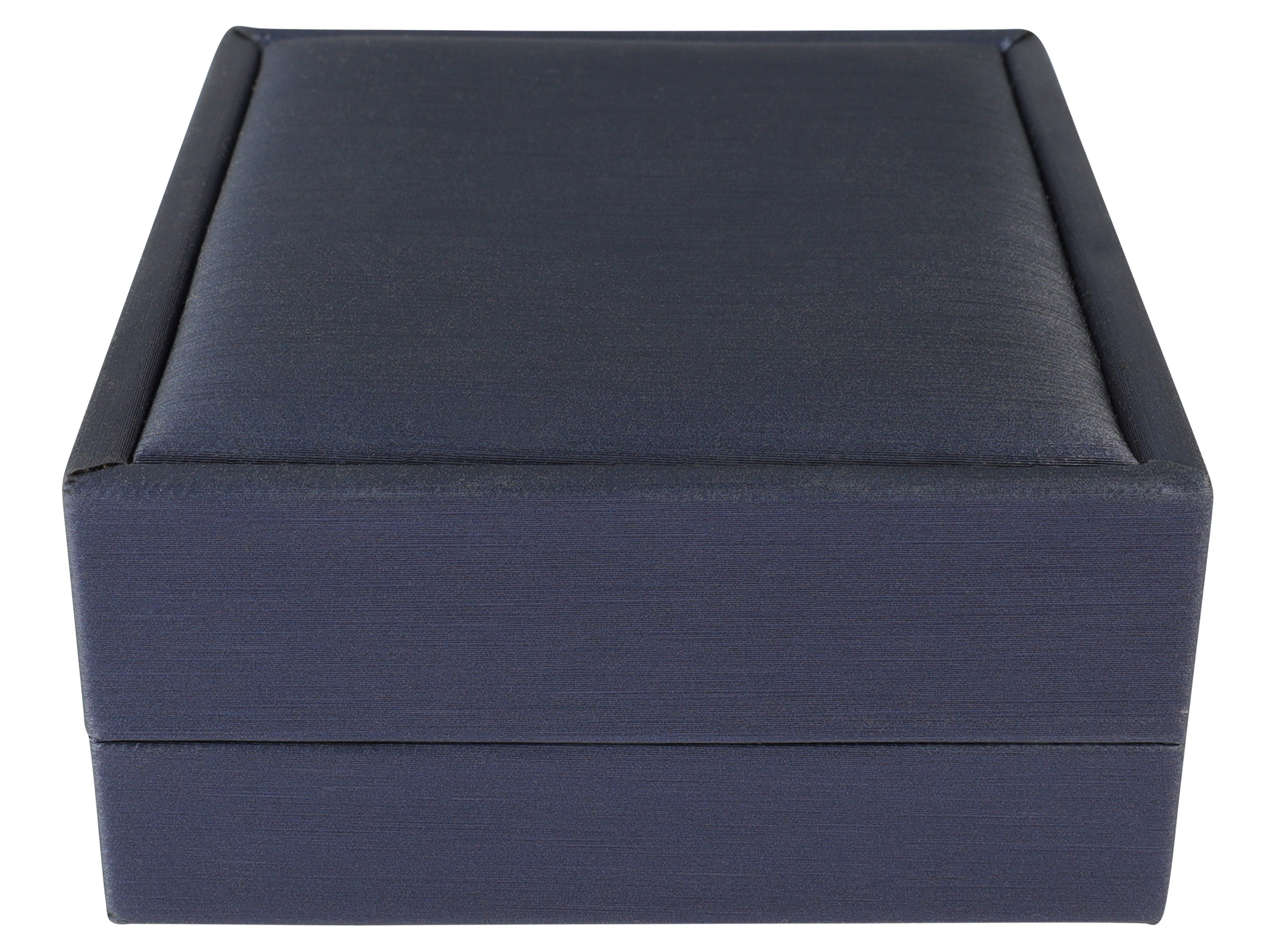 Edle Schmuck-Klappboxen (Ketten), Metallic-Blau & Samt schwarz – VE: 10 Stück