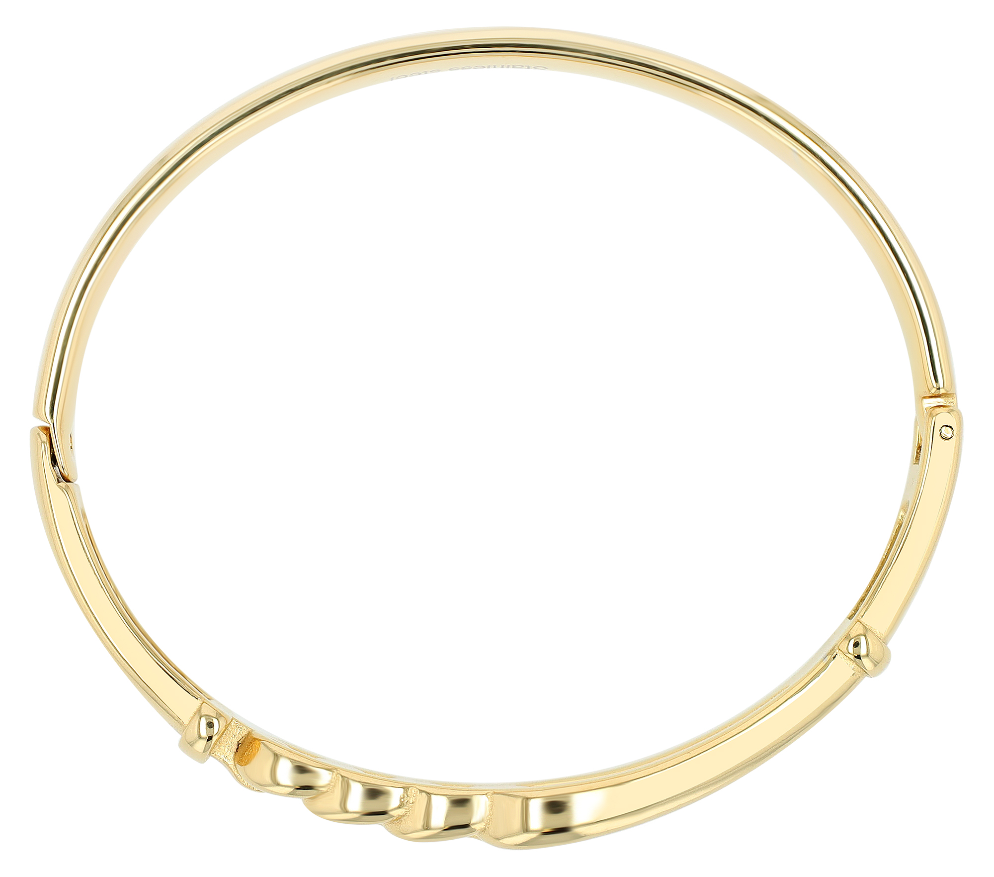 "Judy" Edelstahl Spangenarmband, goldfarben