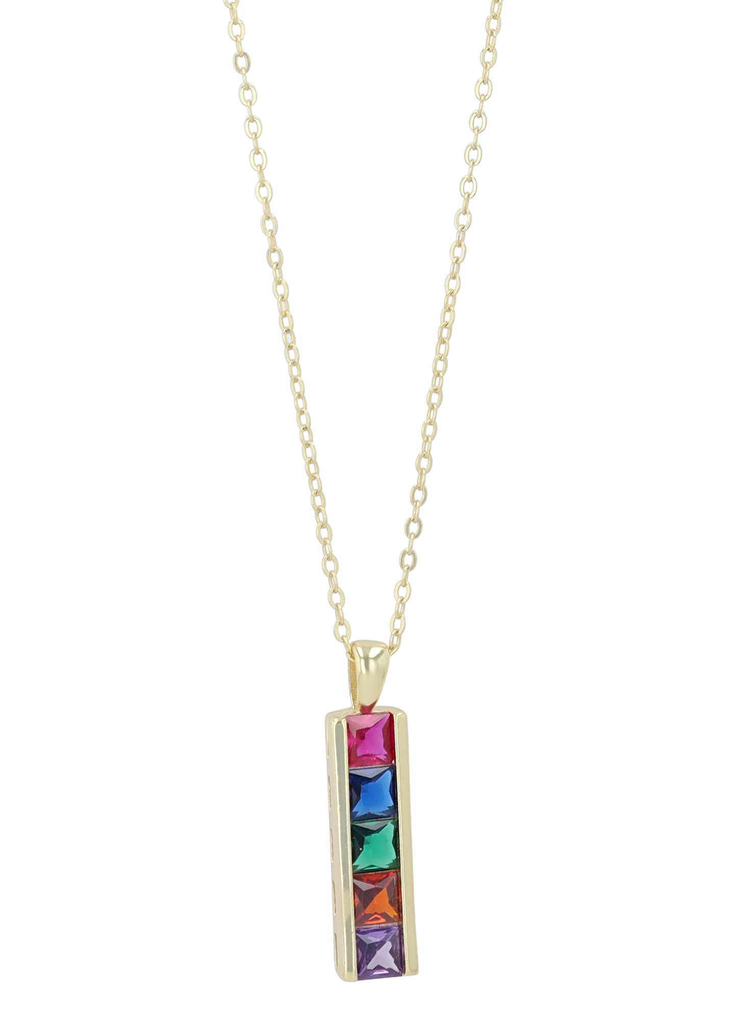 "Lamina" 925/- Echt Silber Kette mit Anhänger 43+5 cm, vergoldet