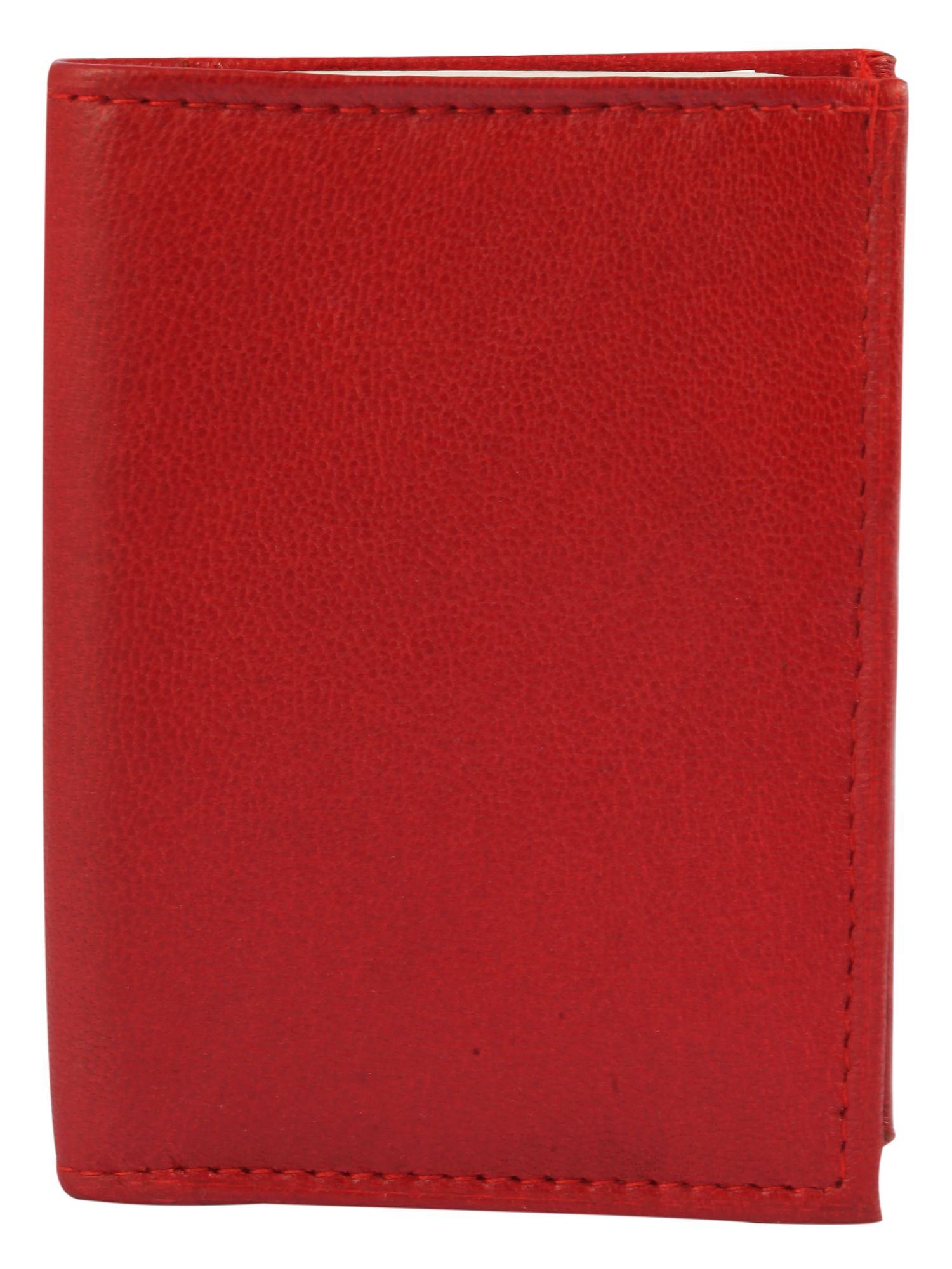 Steinmeister Mini-Geldbörse aus Echtleder, Hochformat, rot