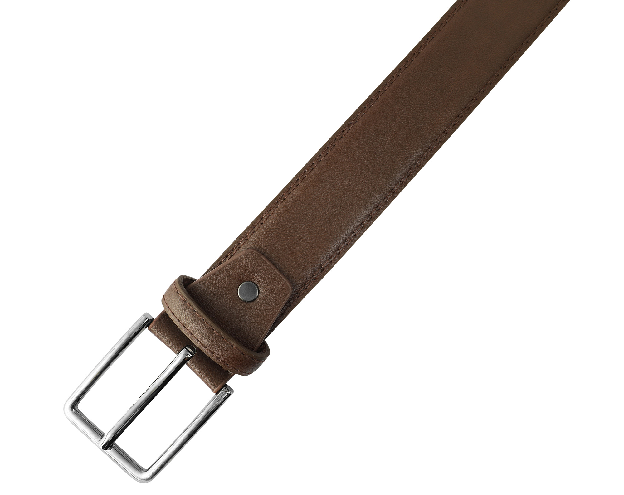 Gürtel aus Lederimitat, VE12, 1x Gr. 90 cm, 2x 100 cm, 3x 110 cm, 3x 120 cm, 3x 130 cm, kürzbar, braun