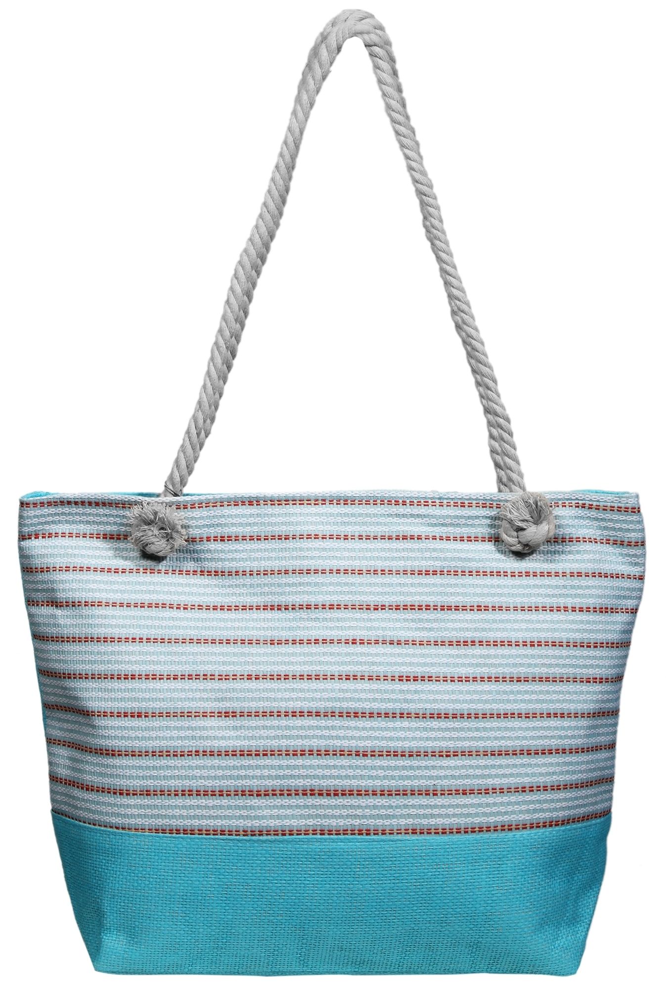 Cham Cham Damen Handtasche aus Textil, Maße: 51 x 36 x 14 cm, Blau