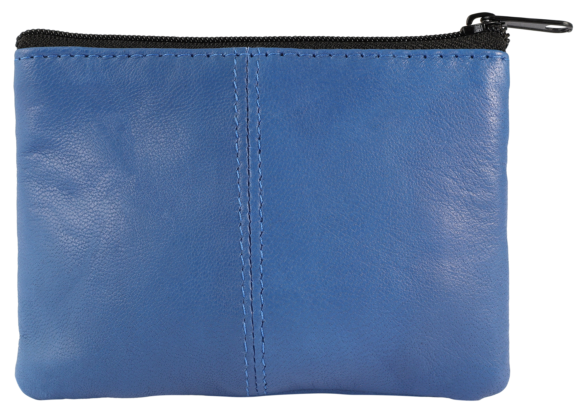 Excellanc Echtleder Schlüsseletui / Schlüsselbeutel, blau