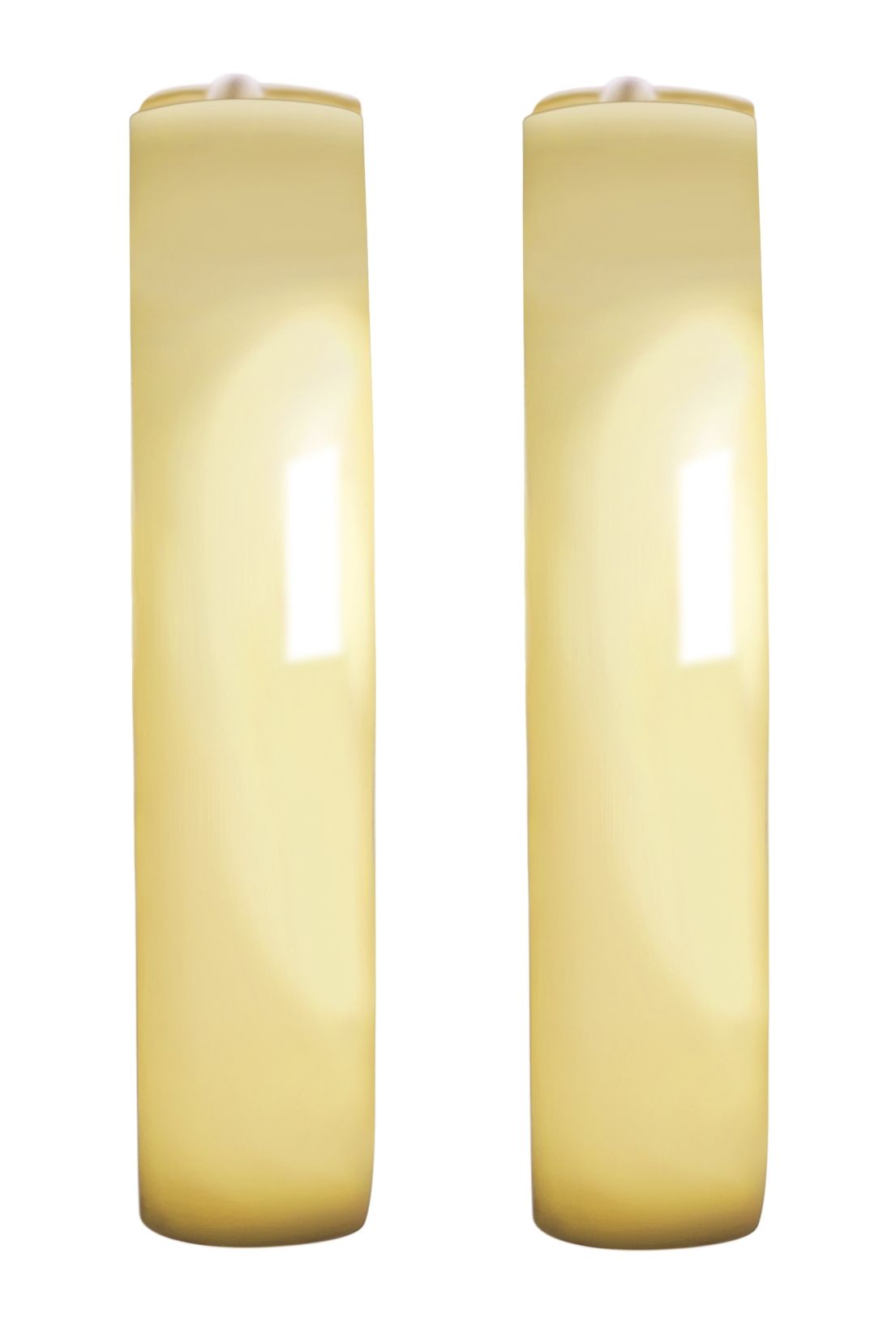"Jolina", Edelstahl Klapp-Creolen, Ø 15 mm, goldfarben