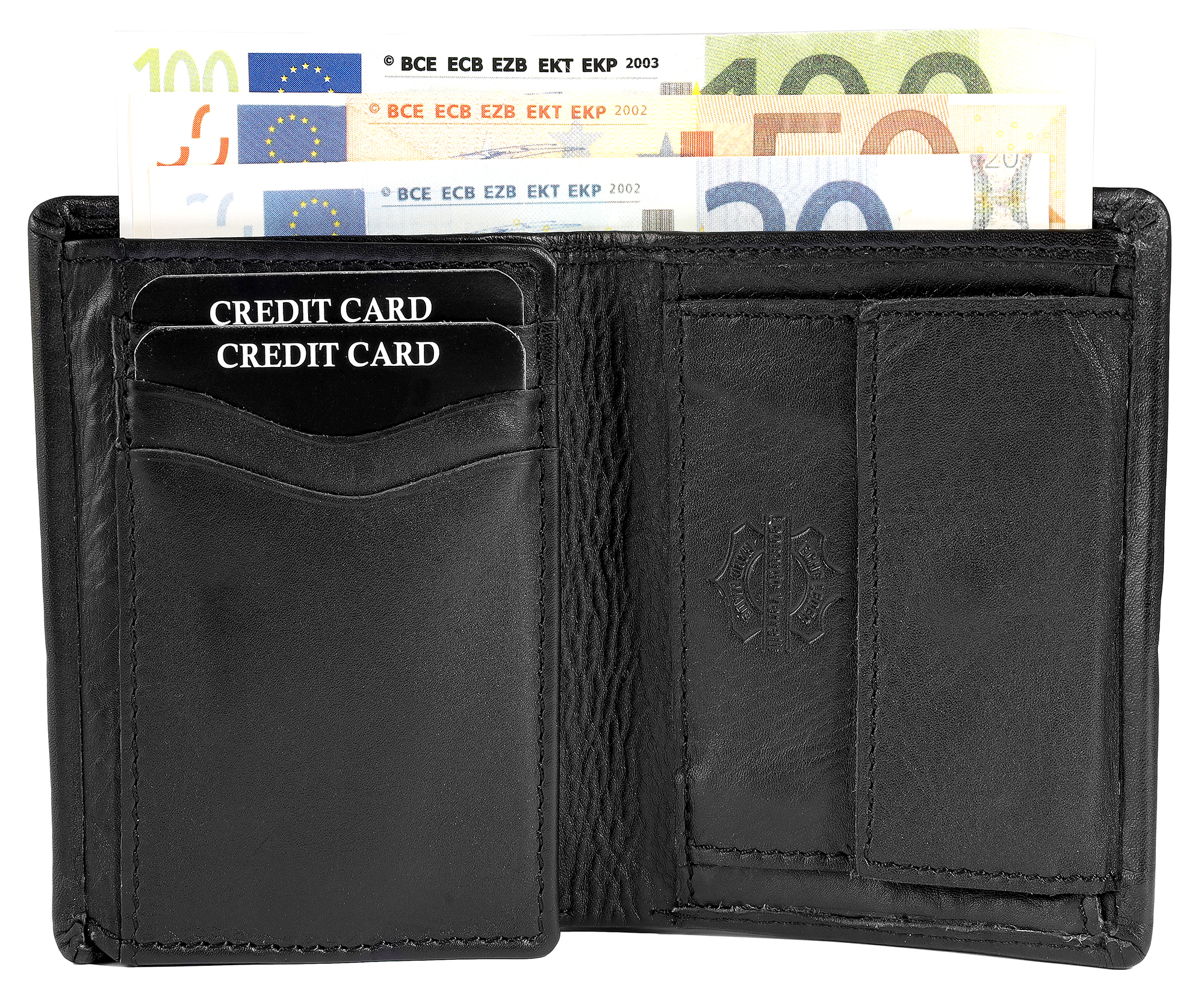 Leonardo Verrelli, Herren Nappaleder Geldbörse, Hochformat, RFID