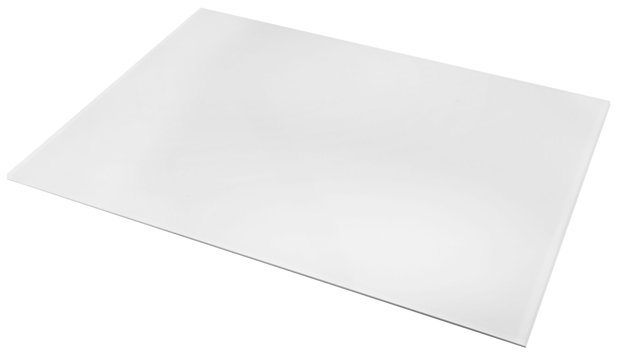 Display, Kunststoff, weiß, flach, 35 x 25 x 6 cm
