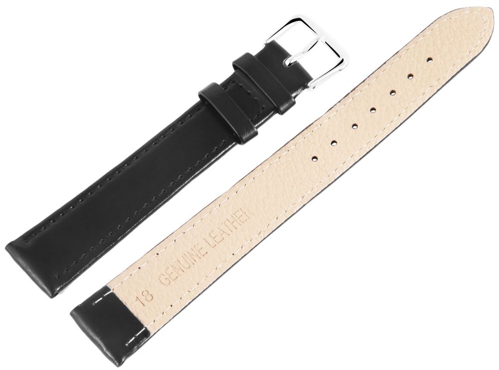 XL Echtleder-Uhrenarmband-Set, VE 6, schwarz, 10 mm
