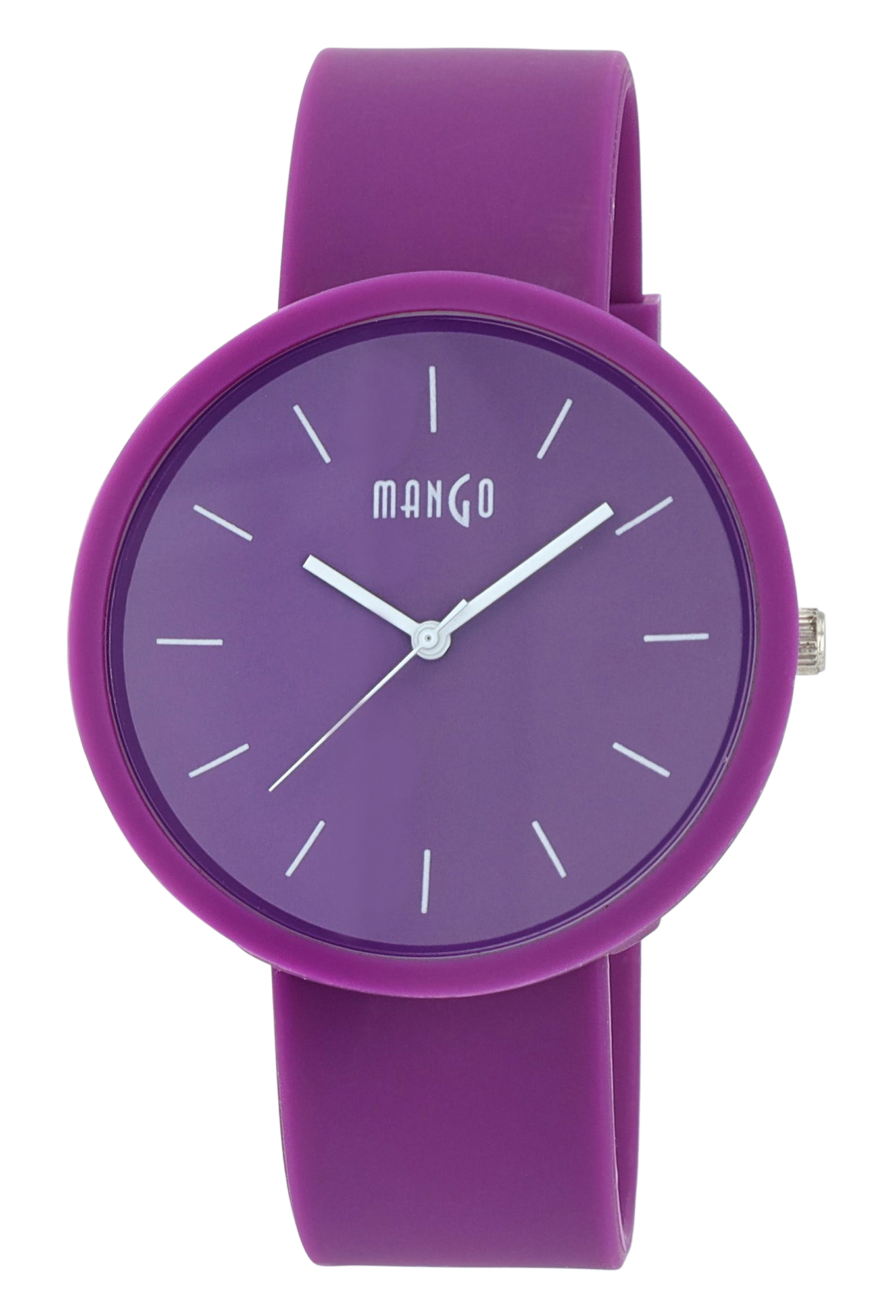 Mango Uhren Ø 42 mm, Silikonband, lila