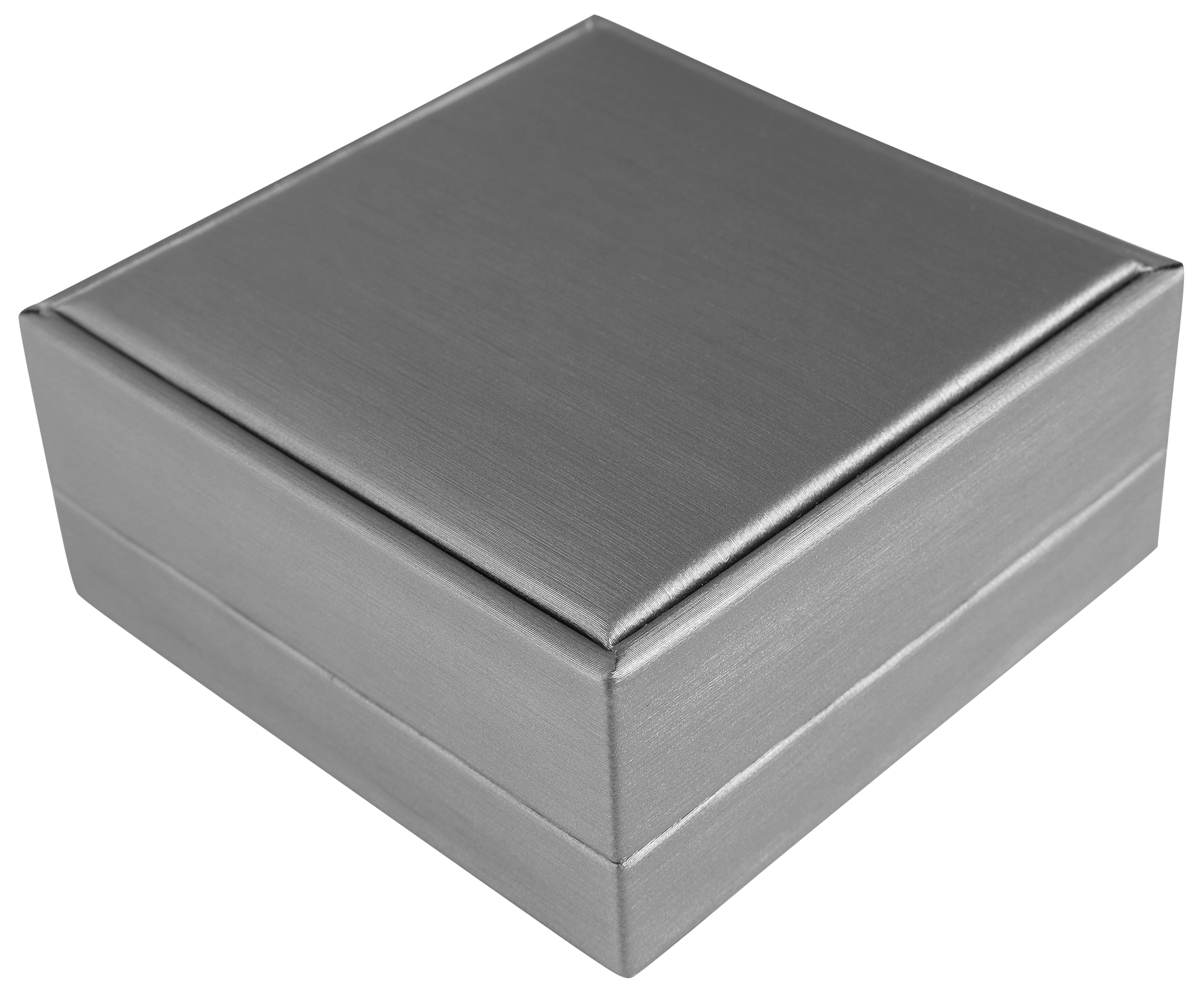 Schmuckbox (Armband) 9 x 9 cm, Kunststoff, grau, VE10