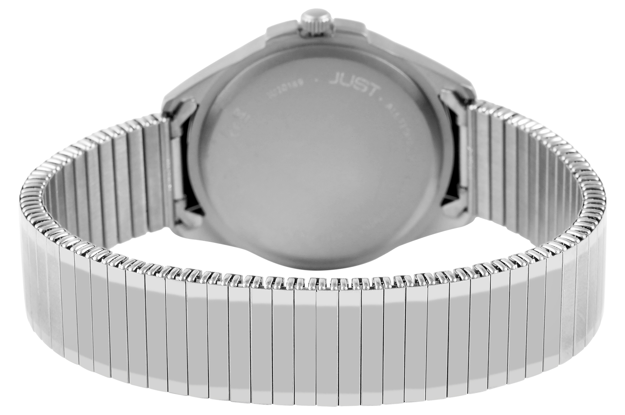 Just Herrenuhr mit Zugarmband, Titan, 5 ATM, blaues ZB