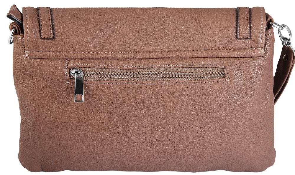 Damen Handtasche aus Lederimitat, Braun