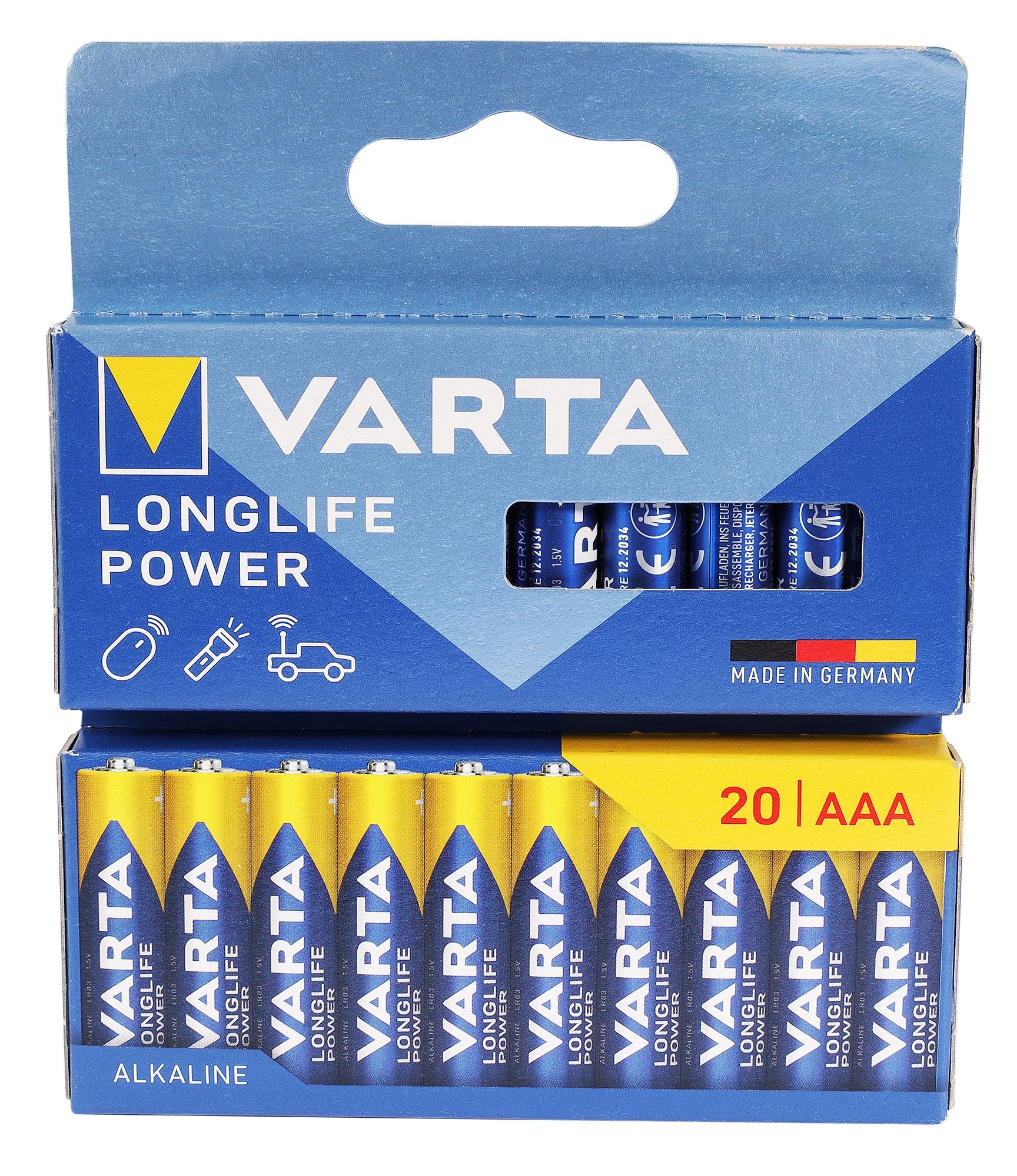 VARTA Longlife Power AAA, 20er Pack