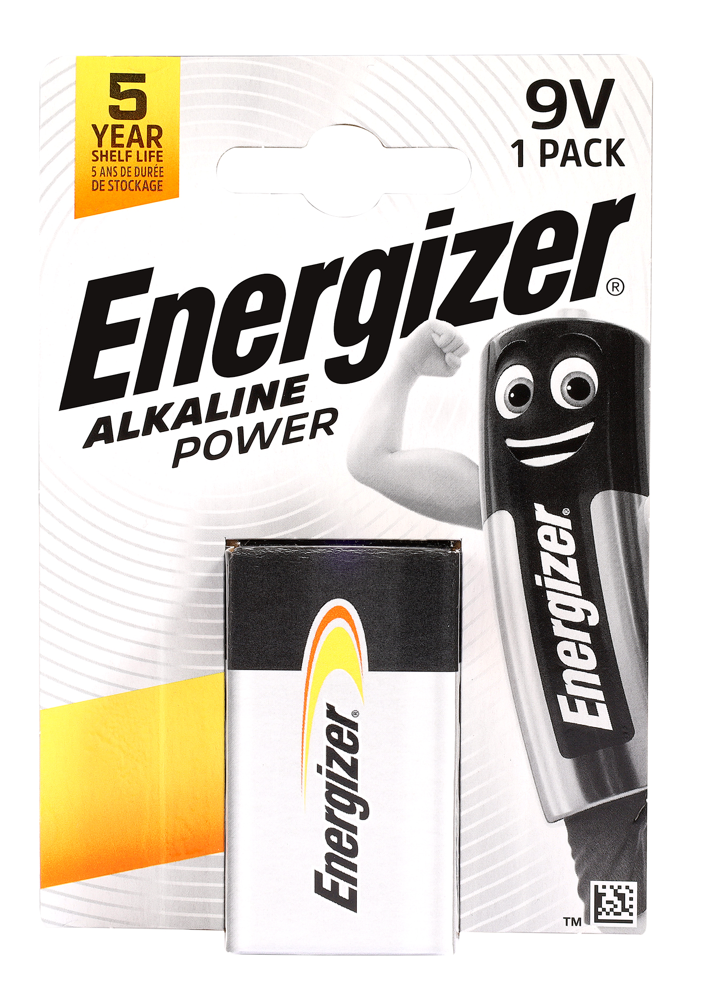 Energizer Alkaline Power Rundzellen, E-Block 6LR61, 9V