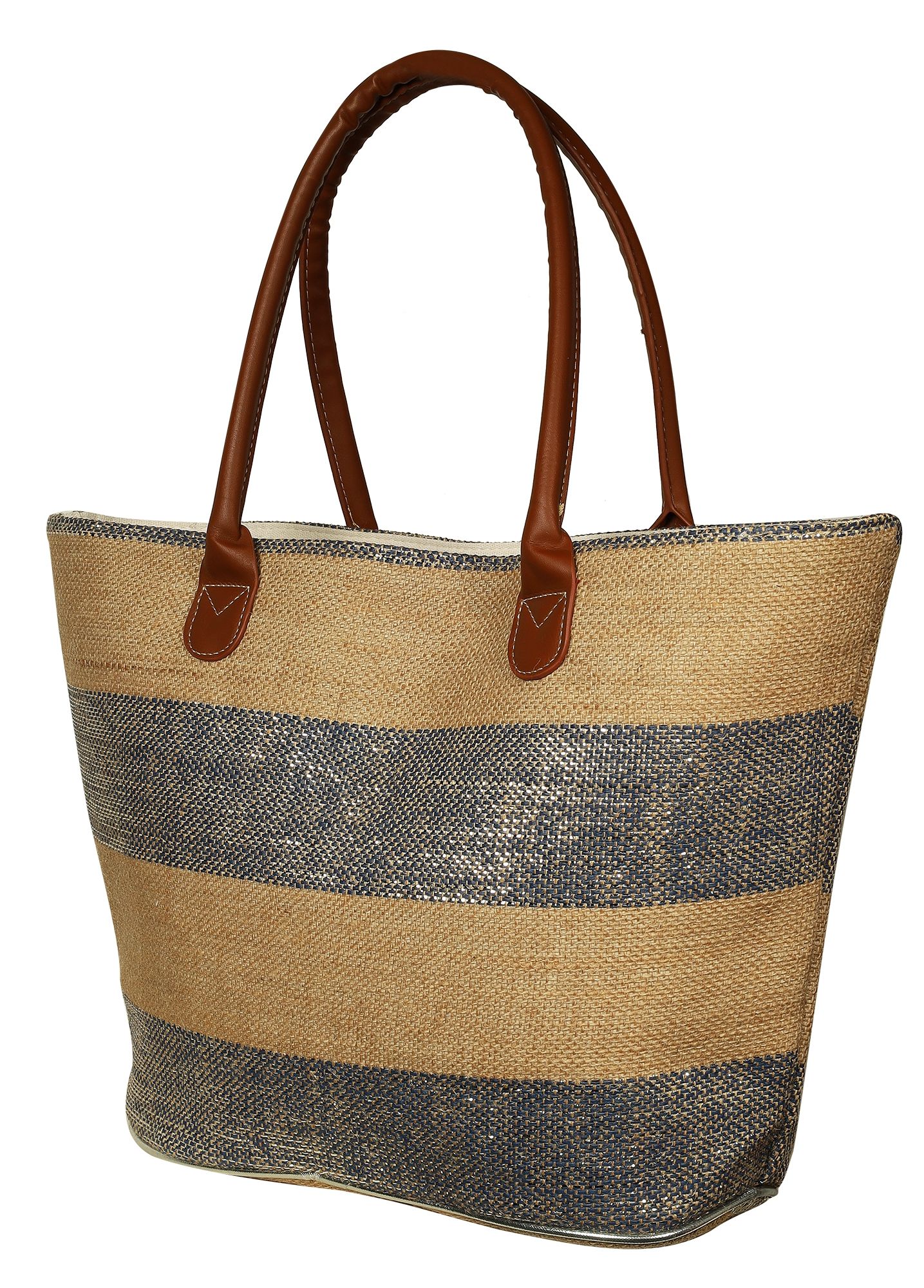 Damentasche/Strandtasche aus Stroh, 53 x 33 x 14,5 cm