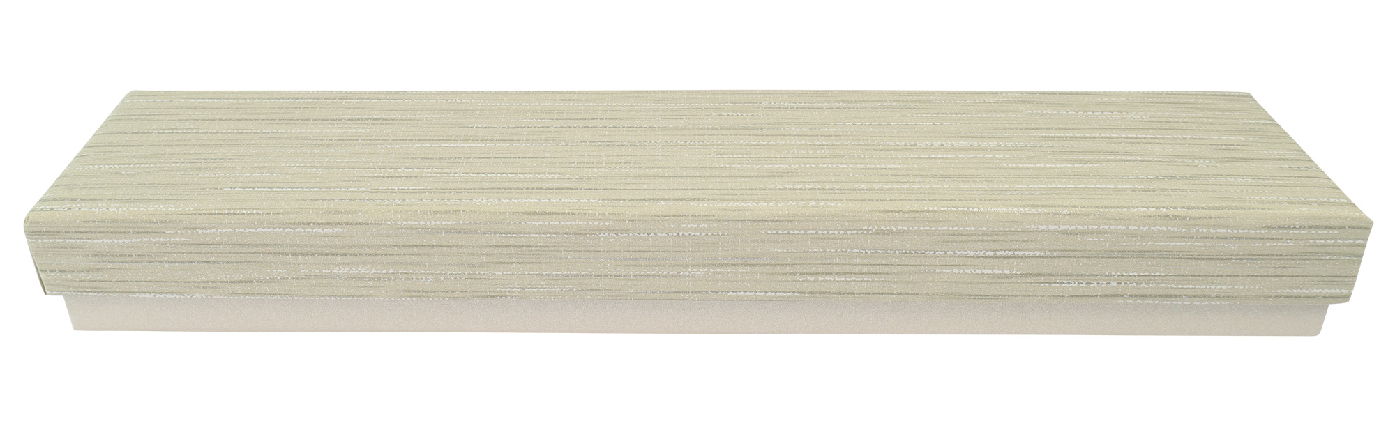 Papp Schmuckboxen, taupe, VE12, 4,5 x 21,5 cm