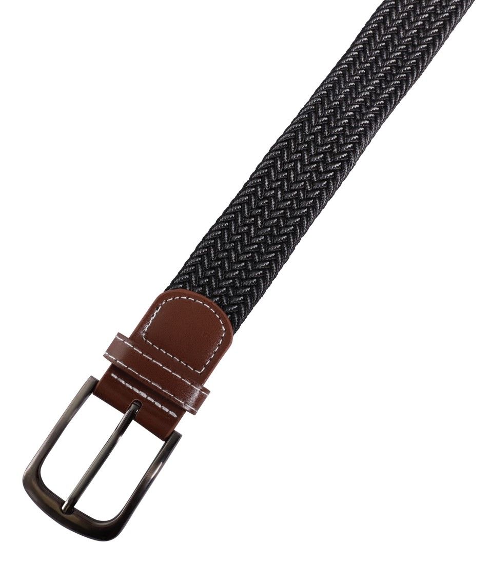 Textil Gürtel Gr 110 cm (M), Flechtmuster