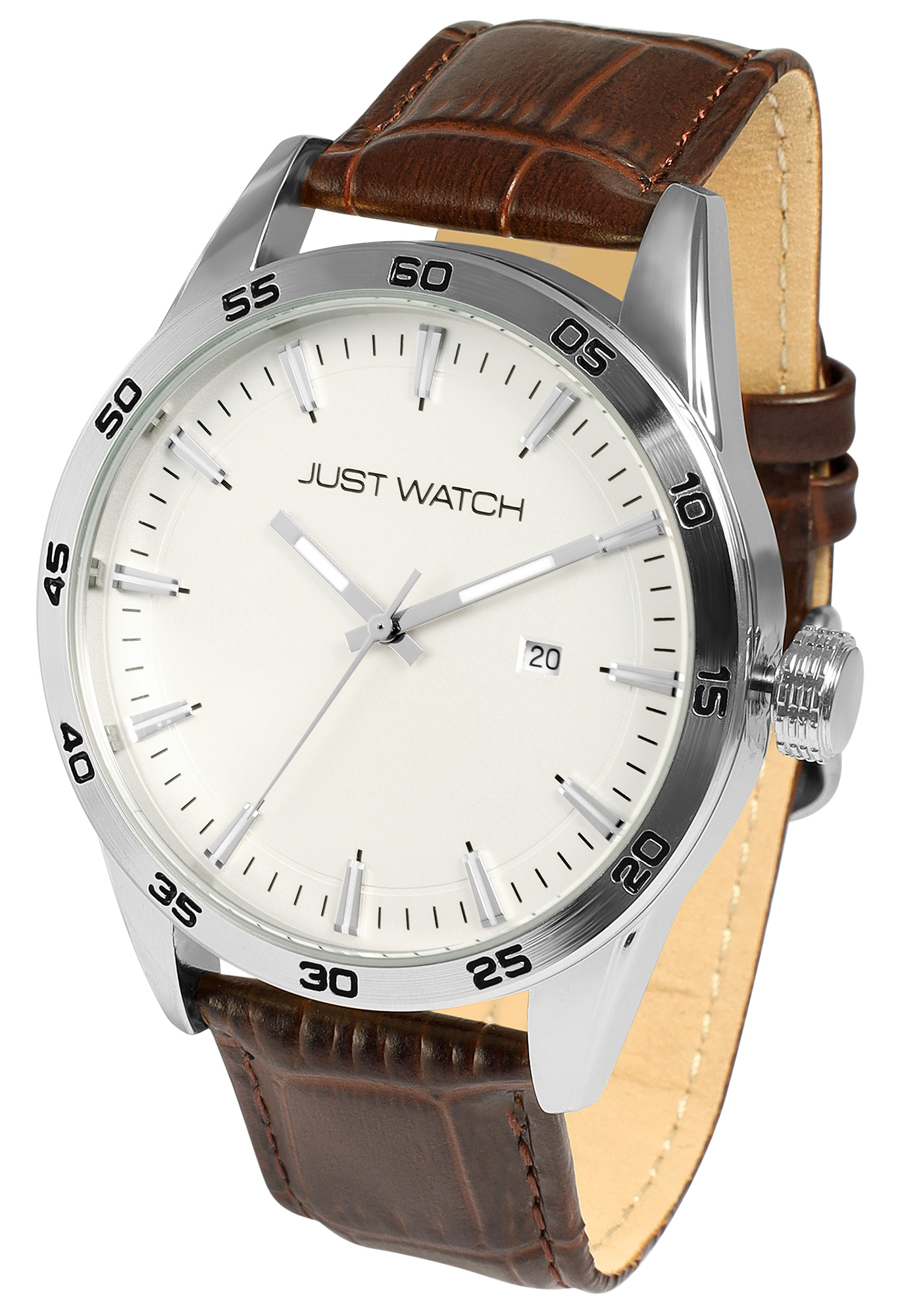 JUST WATCH Herrenuhr "Elrik" mit Echt Lederband