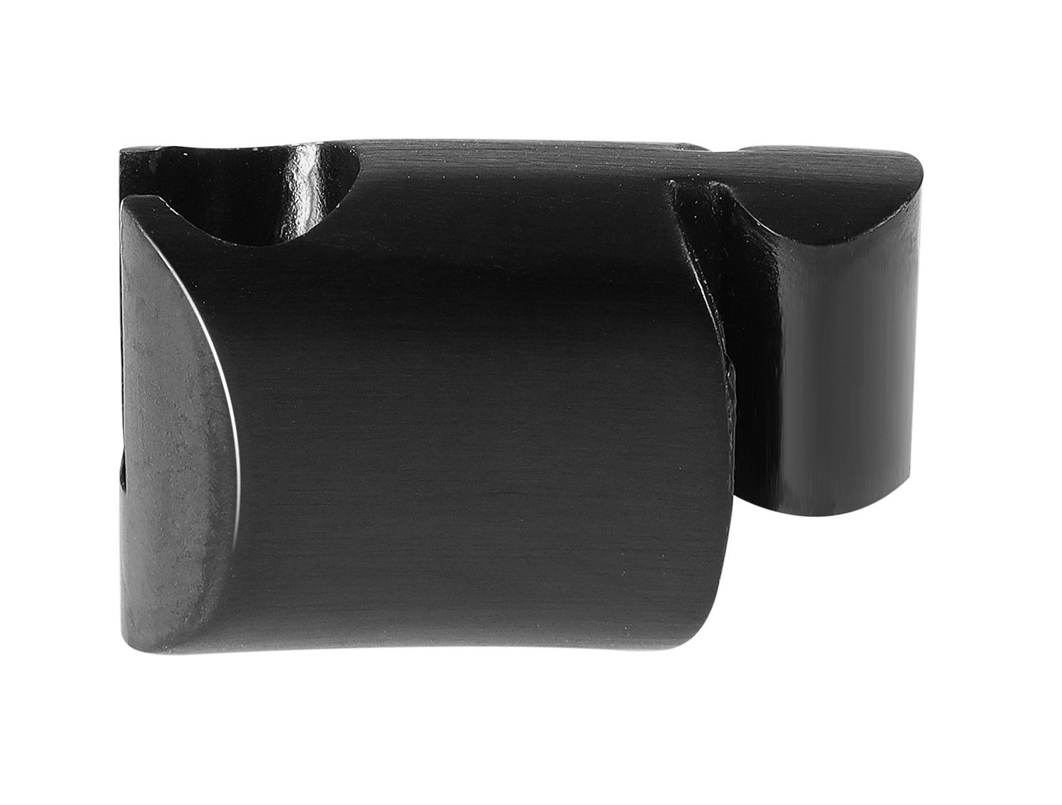 "Nelson" Armband aus Lederimitat mit Edelstahlelementen, 19cm