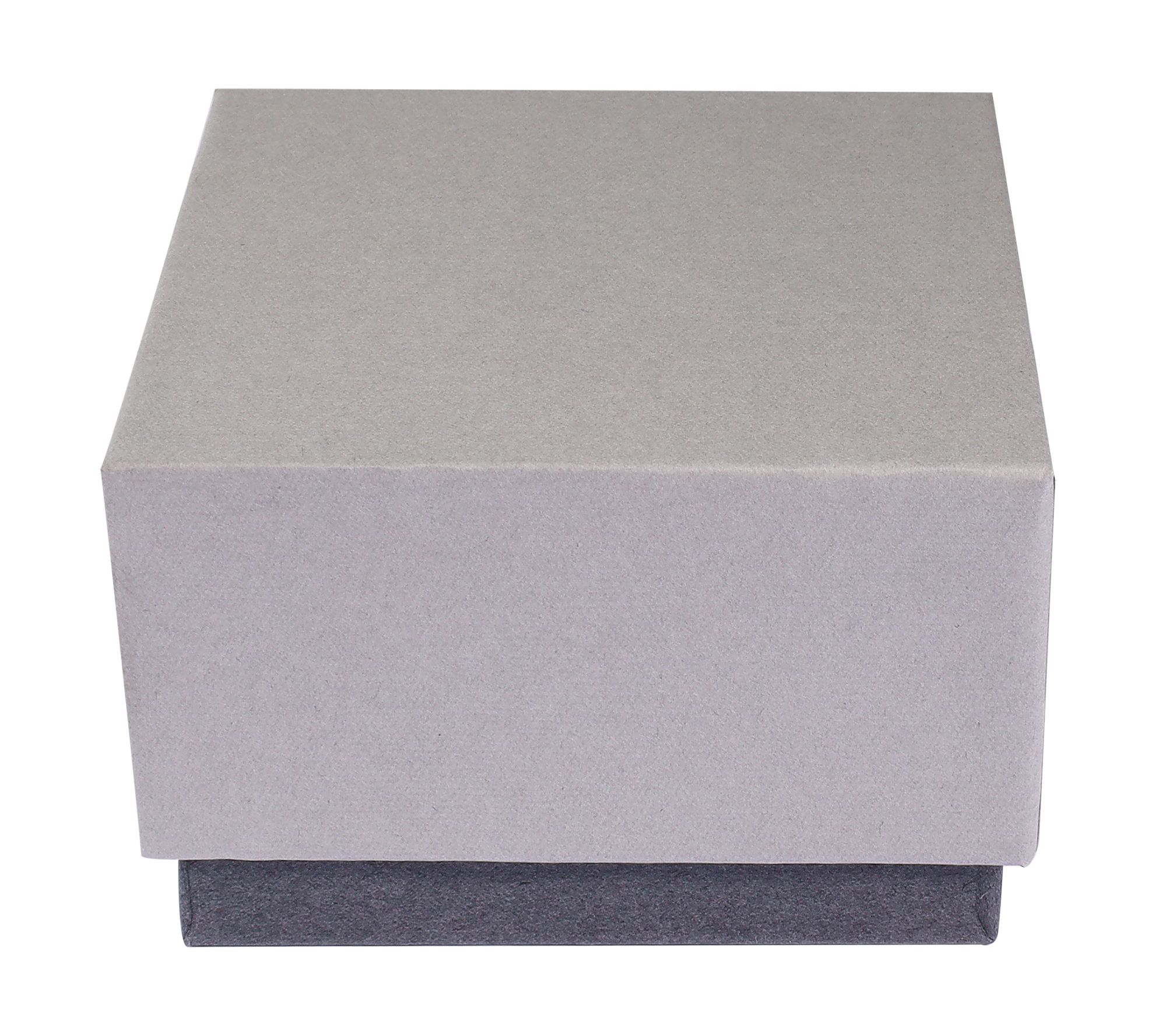 Schmuckboxen aus Pappe, VE 6, grau, 7 x 7 x 4,5 cm