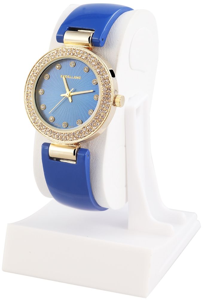 Uhrenständer weiß für eine Uhr / Blanco Aufsteller