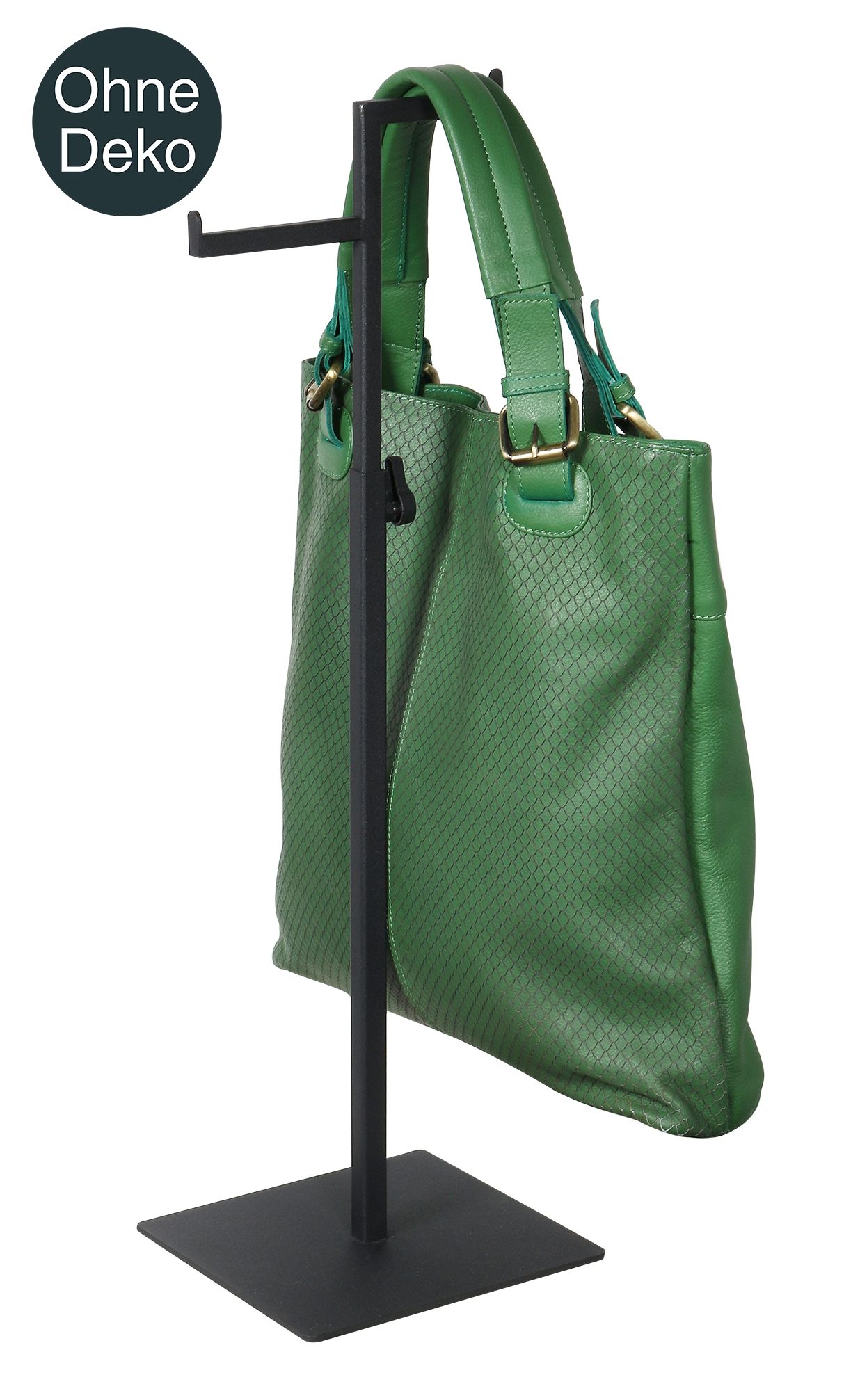 Verkaufsständer für Handtaschen, Edelstahl, höhenverstellbar