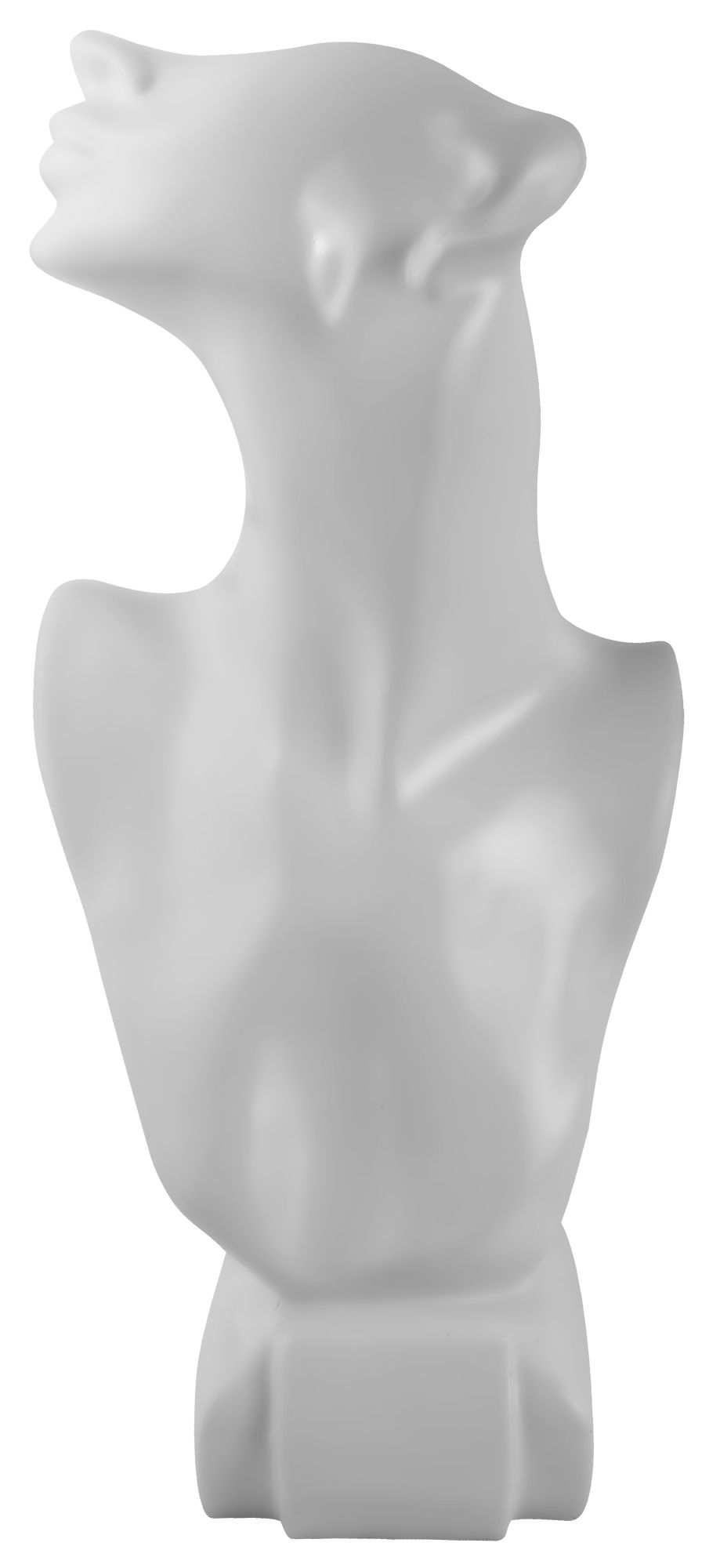 Büste, Kunststoff, weiß, 33 cm x 16 cm x 12,5 cm