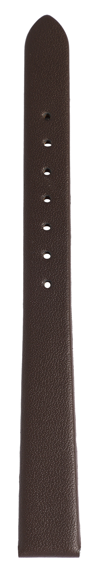 Echtleder-Uhrenarmband, braun, 12 mm