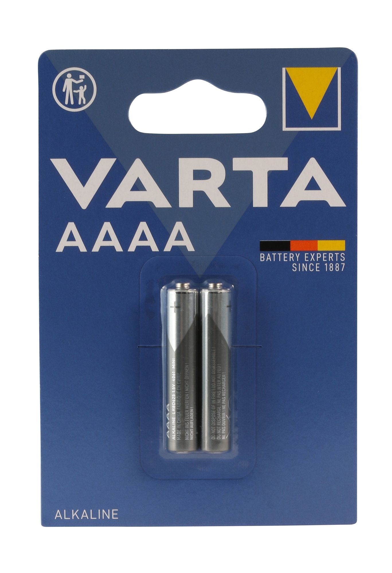 Varta Professional Electronics , AAAA, LR61, 2er Blister