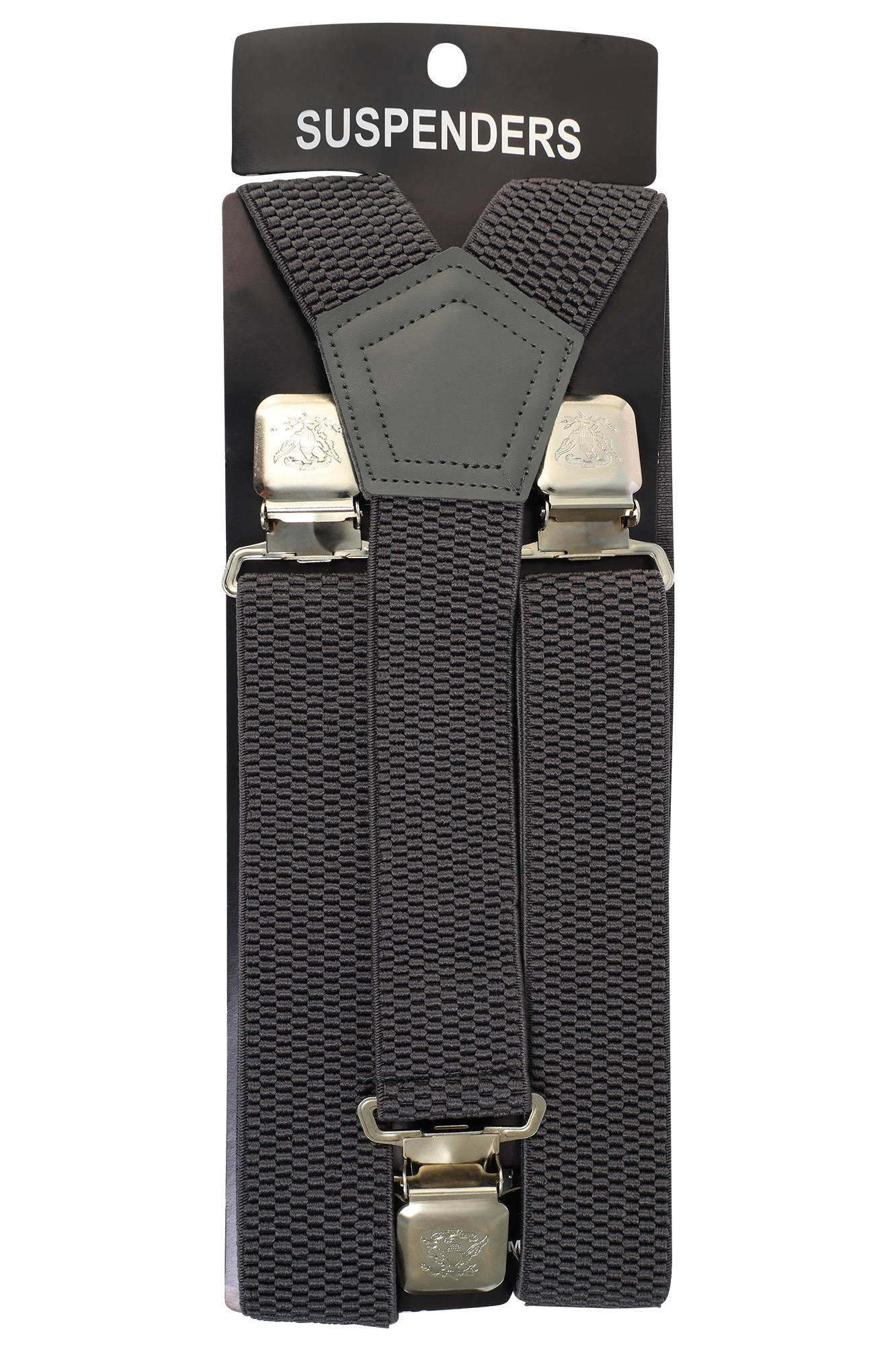 Hosenträger, 110 cm, elastisch, grau