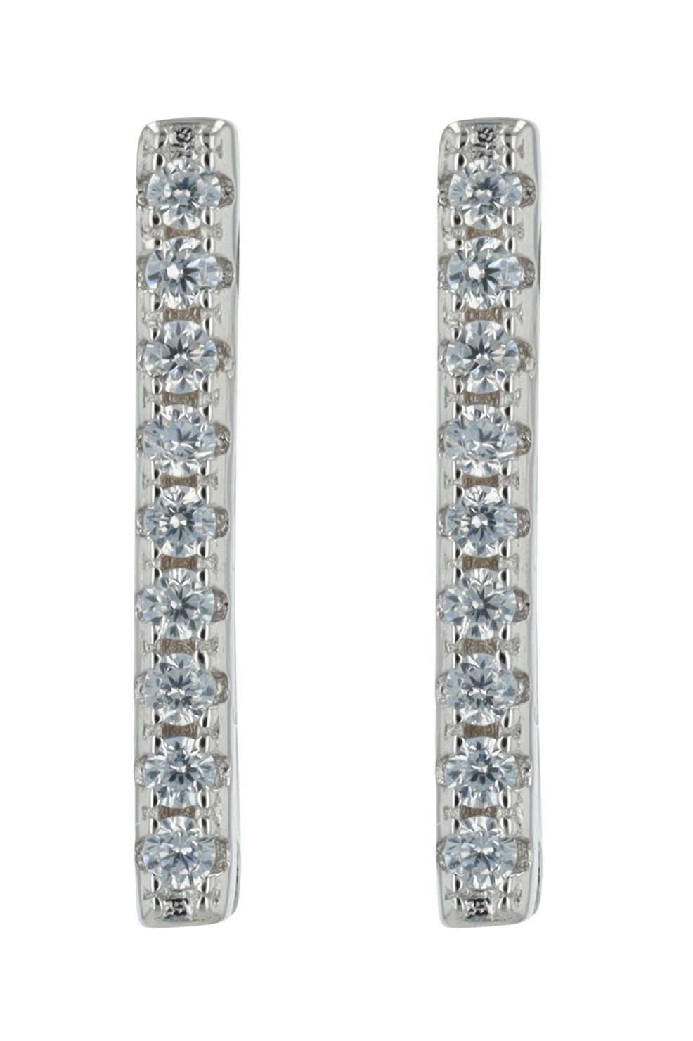 "Inkar" Creole aus 925/- Echt Silber, rhodiniert