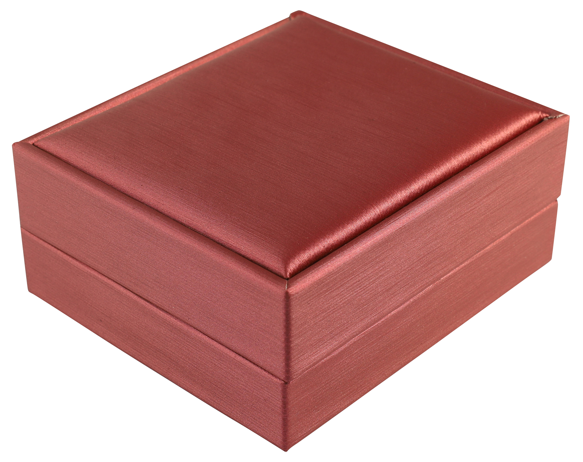 Schmuckbox (Kette) 7,4 x 8,4 cm, Kunststoff, rot, VE10