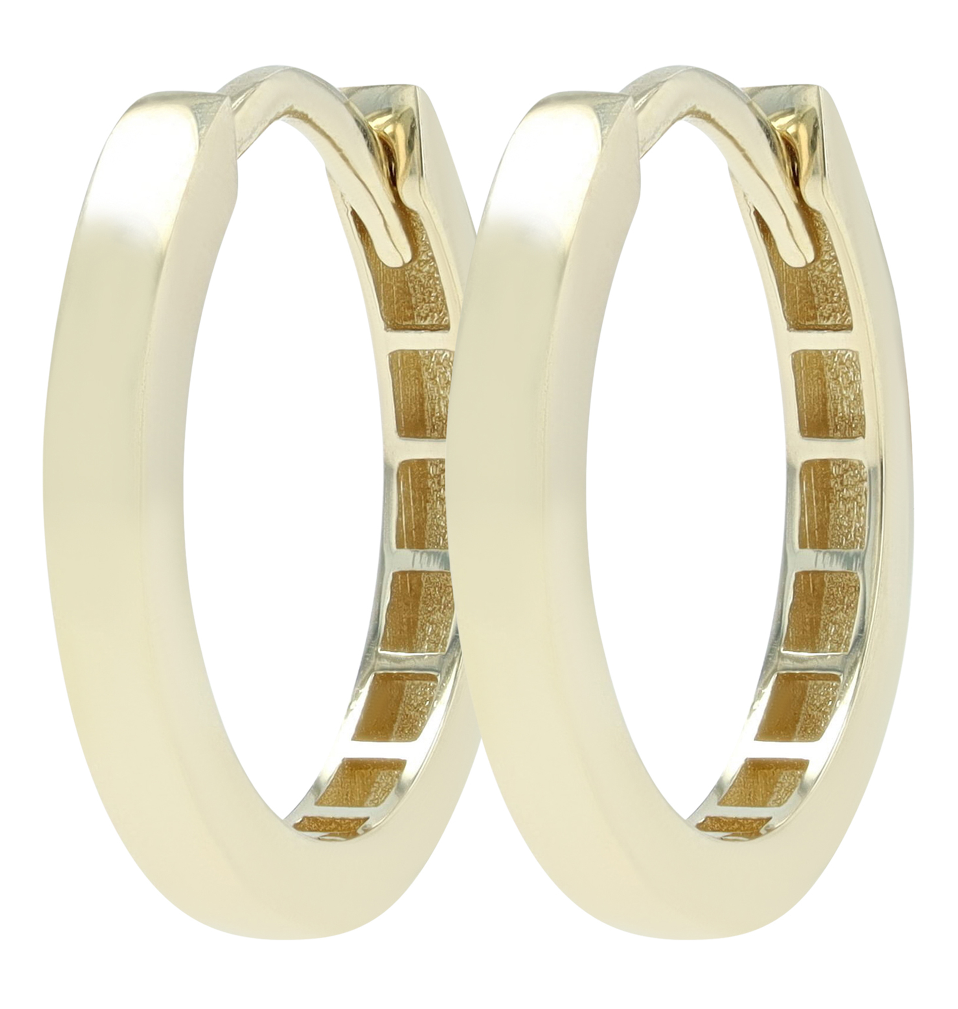 333/- Gold Creolen "Beyla" Ø 11,5 mm, 8 Karat, Gelbgold