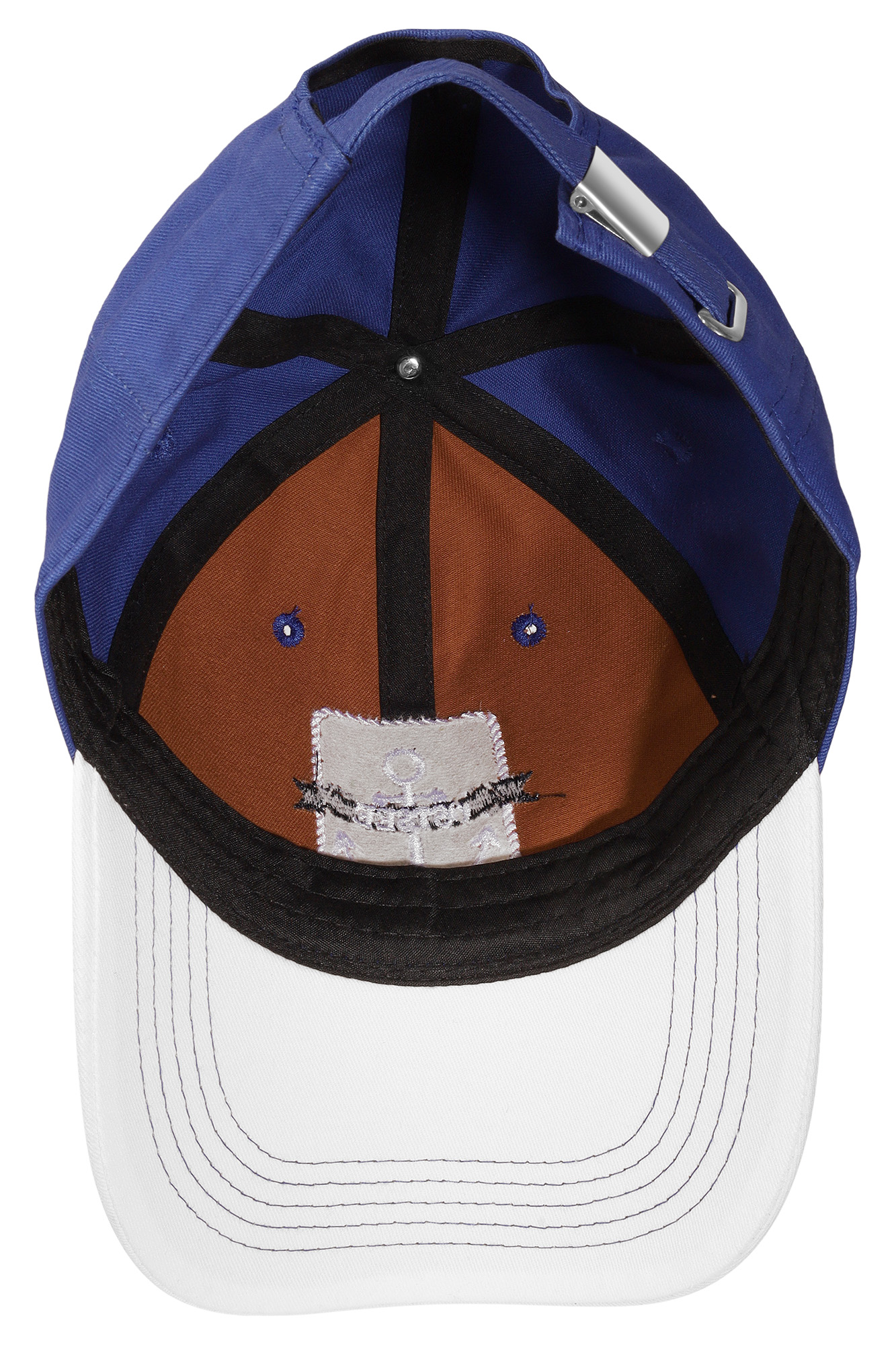 Caps/ Baseballcaps, VE 4, "Ostsee", rot/ blau/ weiß