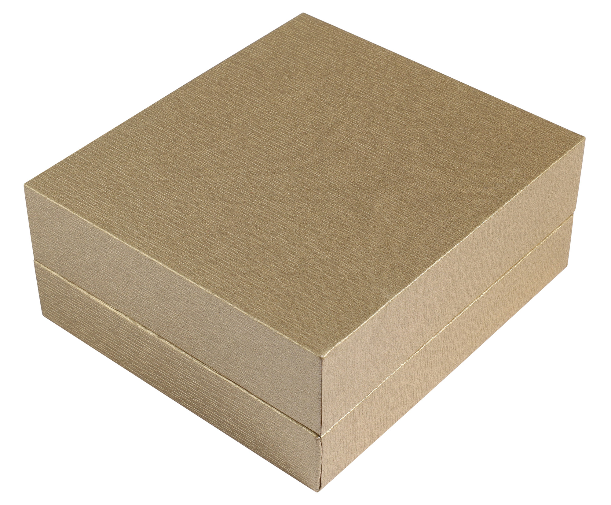 Schmuckboxen in Holzoptik, goldfarben, VE12, 8 x 9 cm