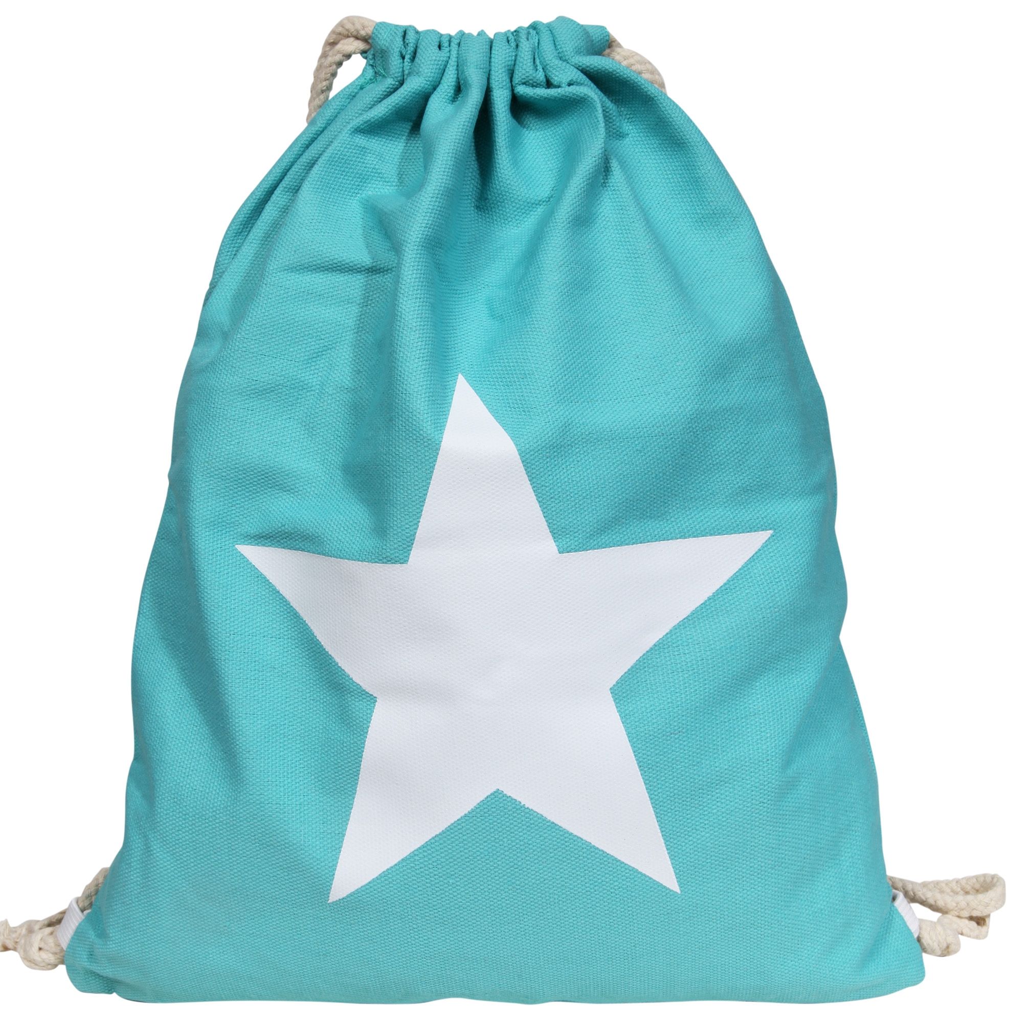 Beutel Rucksack, 40 x 32 cm, hellgrün