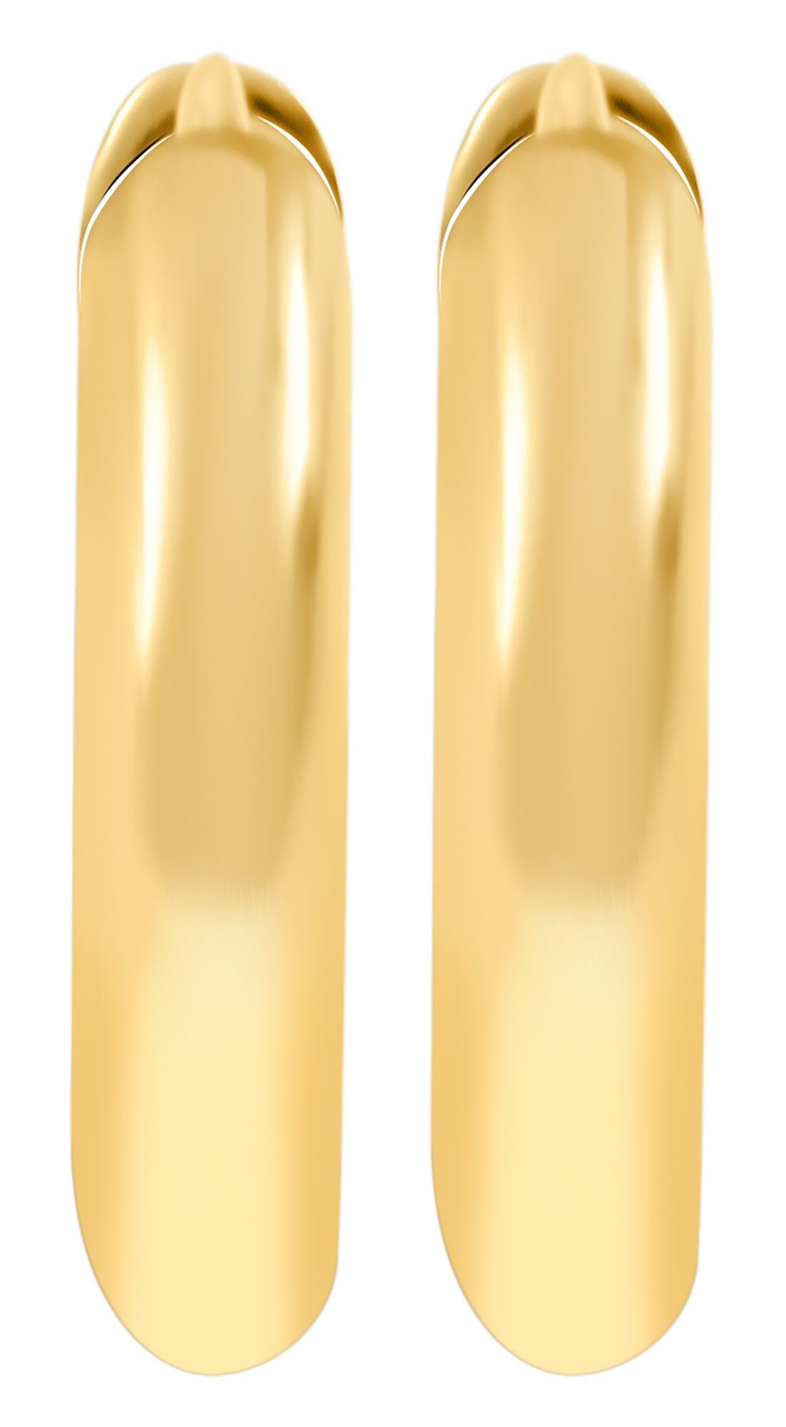 333/- Gold Klapp-Creolen "Aino", Gelbgold, 8 Karat