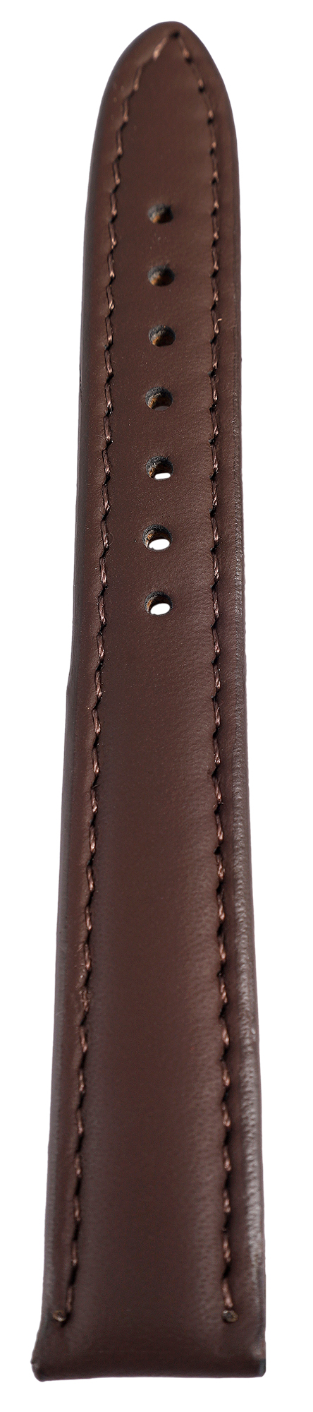 Echtleder Uhrenarmband, dunkelbraun, gepolstert, VE-6